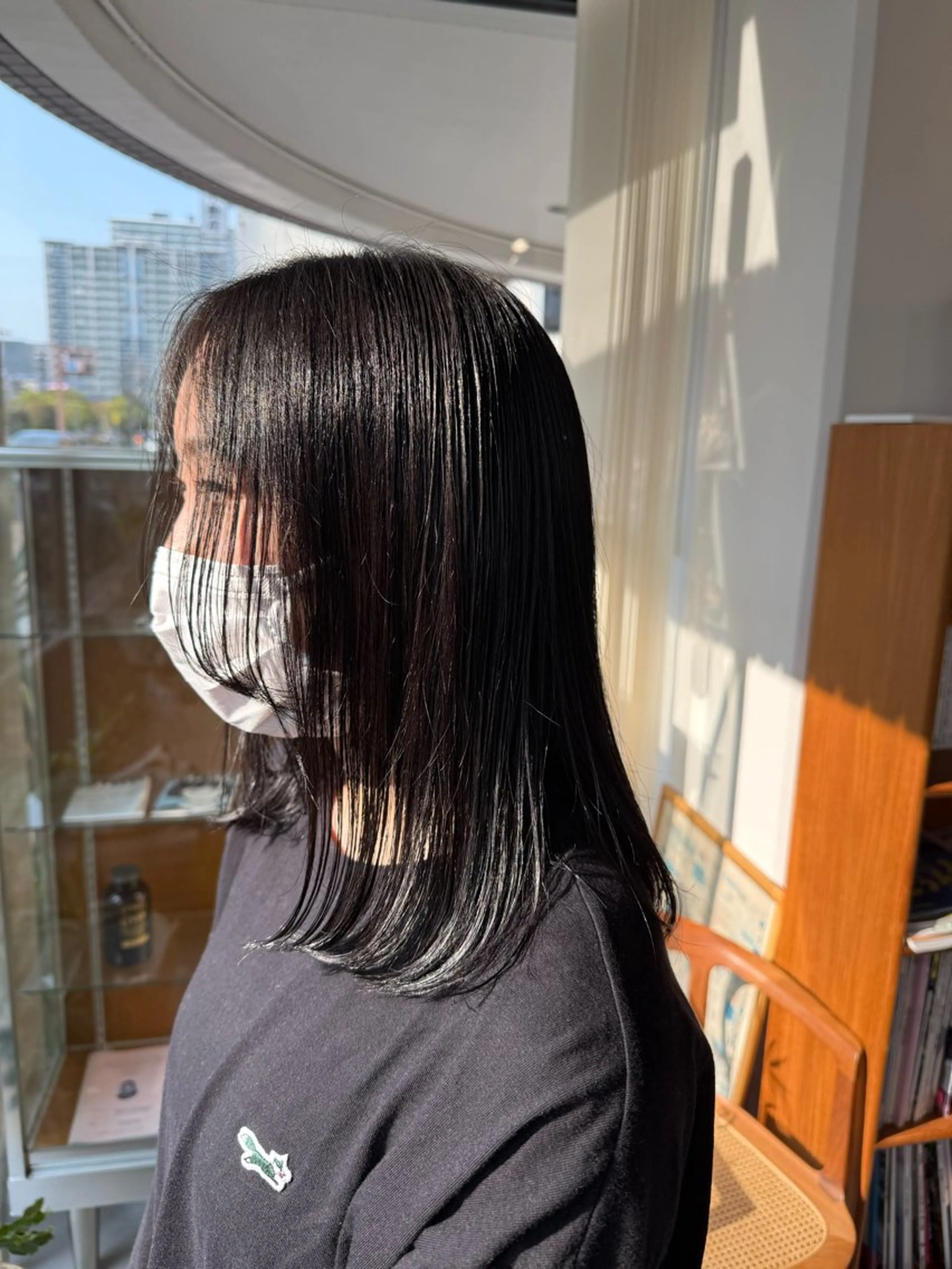 ミディアム カラー まなみ/ PORT SALONのヘアスタイル