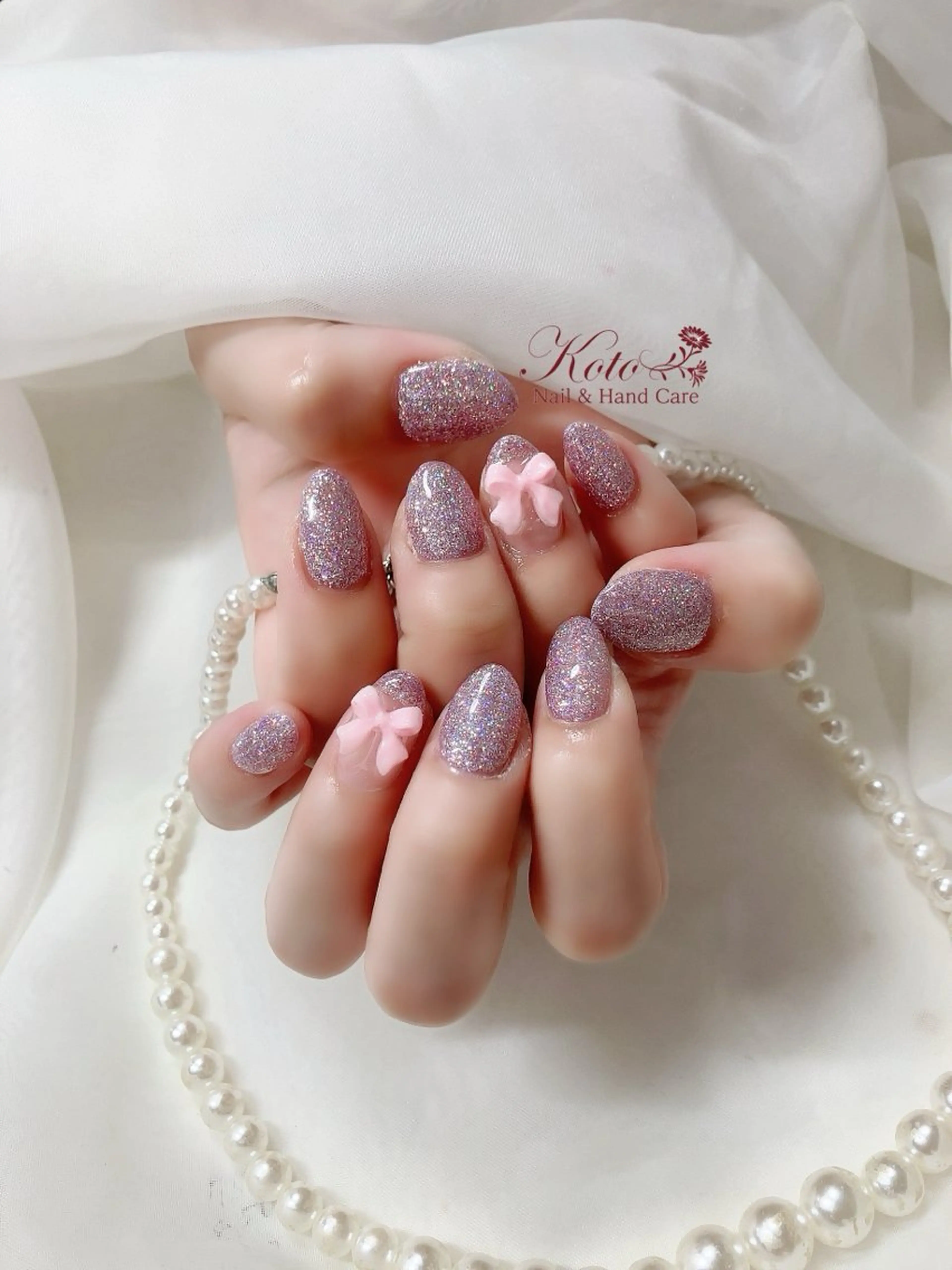 ネイル 長さ出し ジェルネイル 持ち込み ニュアンスネイル 赤色 ハンドネイル Nail Salon KOTOのネイルデザイン