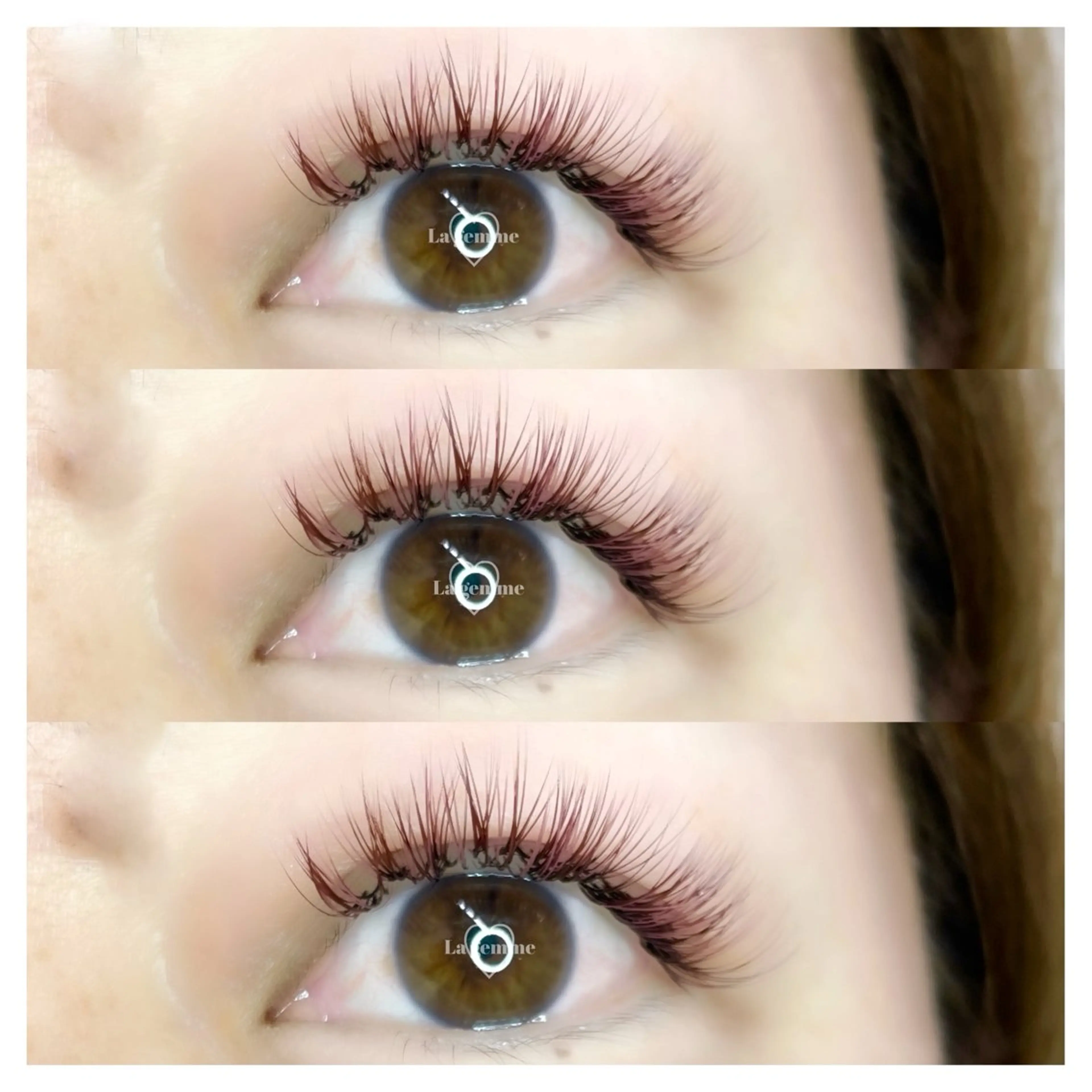 🎨カラーエクステ120本の写真