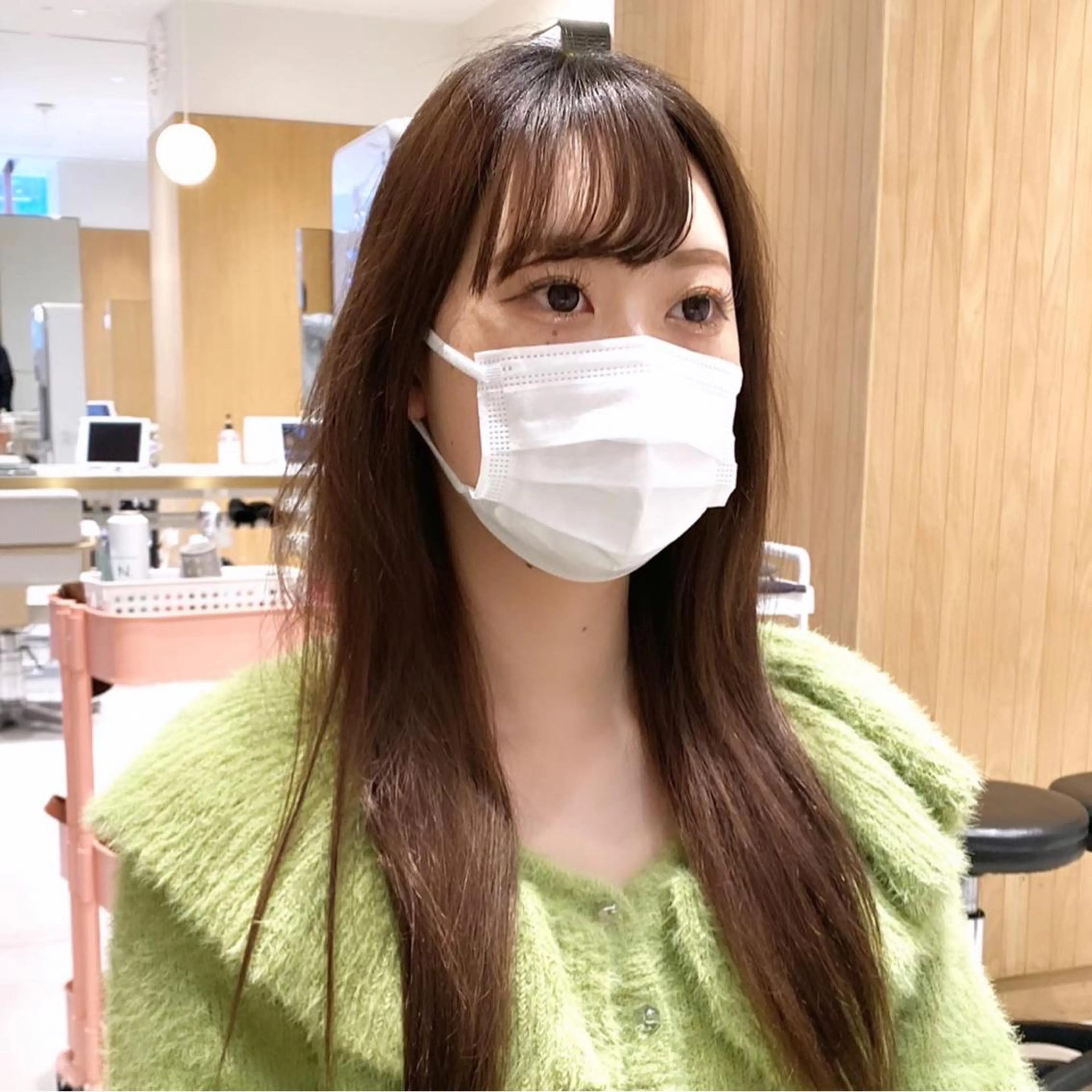 セミロング カット ヘアカラー トリートメント 韓国くびれレイヤー 🇰🇷はづきのヘアスタイル