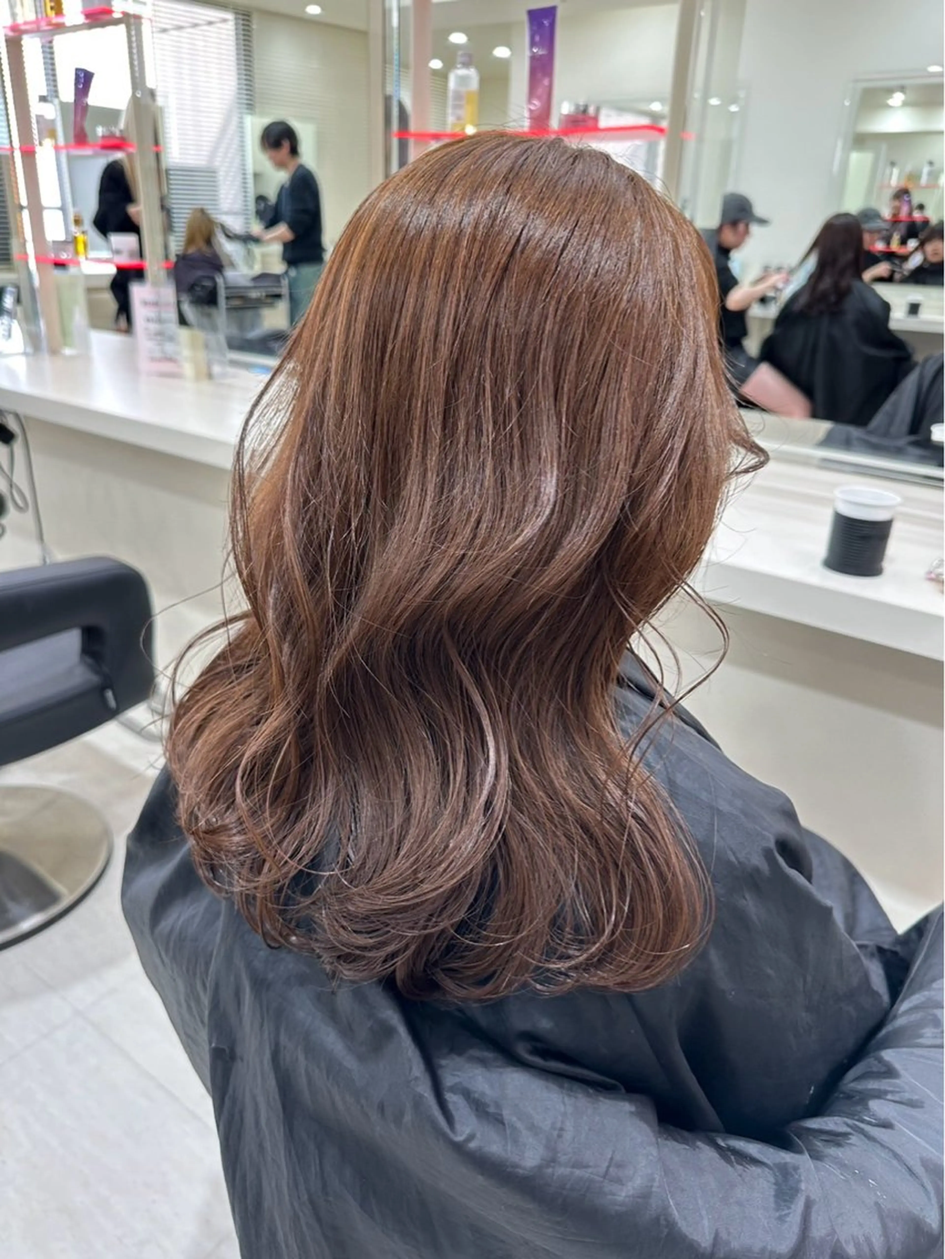 セミロング カラー ヘアアレンジ 🎀 yuuka🎀のヘアスタイル