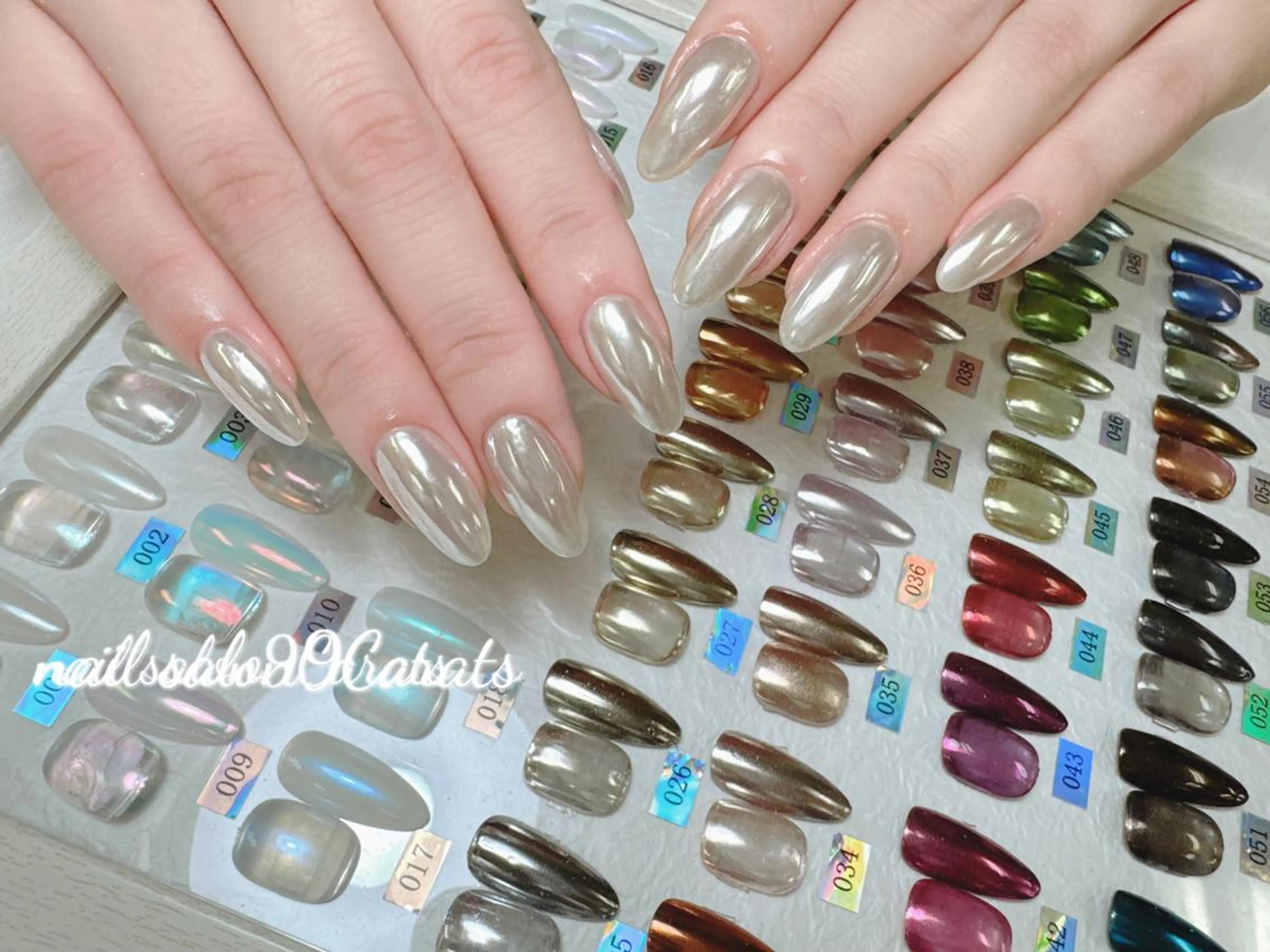 ネイル 💜ワンホンネイル ナインカラット💎のネイルデザイン