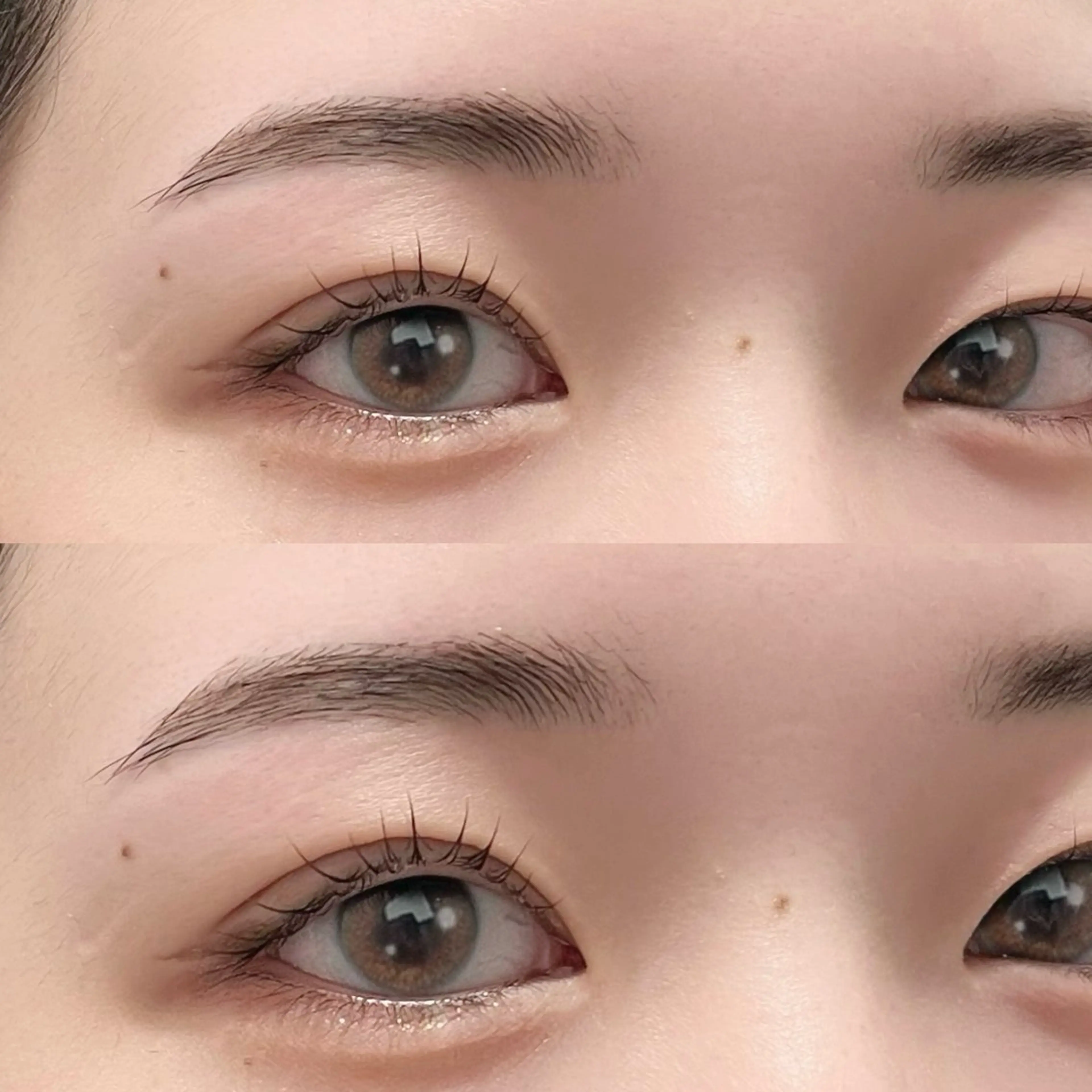 【☘️まつげパーマ＋ハリウッドブロウリフト（眉パーマ、眉WAX）✨メンズも大歓迎🤝の写真
