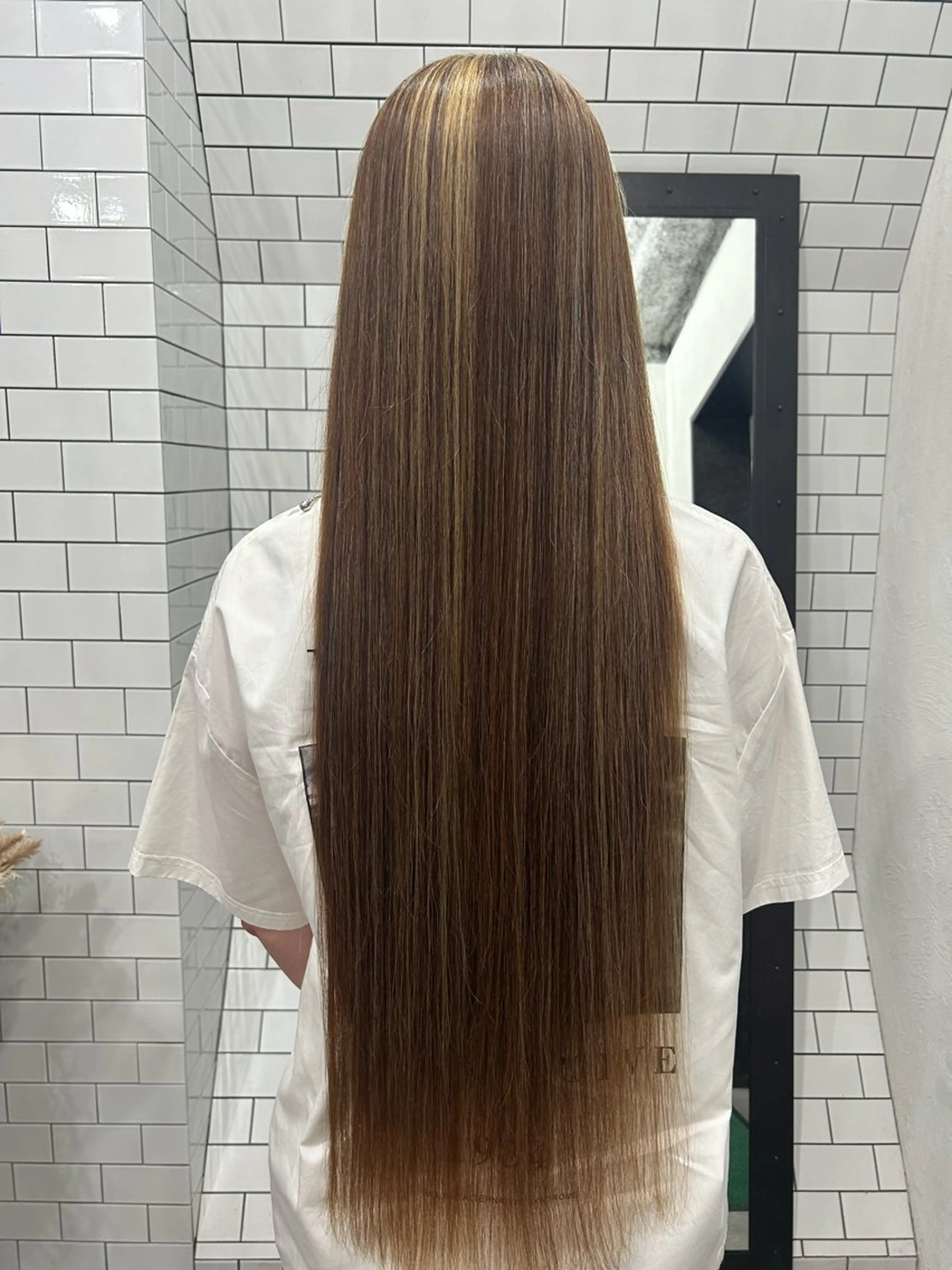 ロング カット 縮毛矯正 トリートメント 妙見 知洋のヘアスタイル