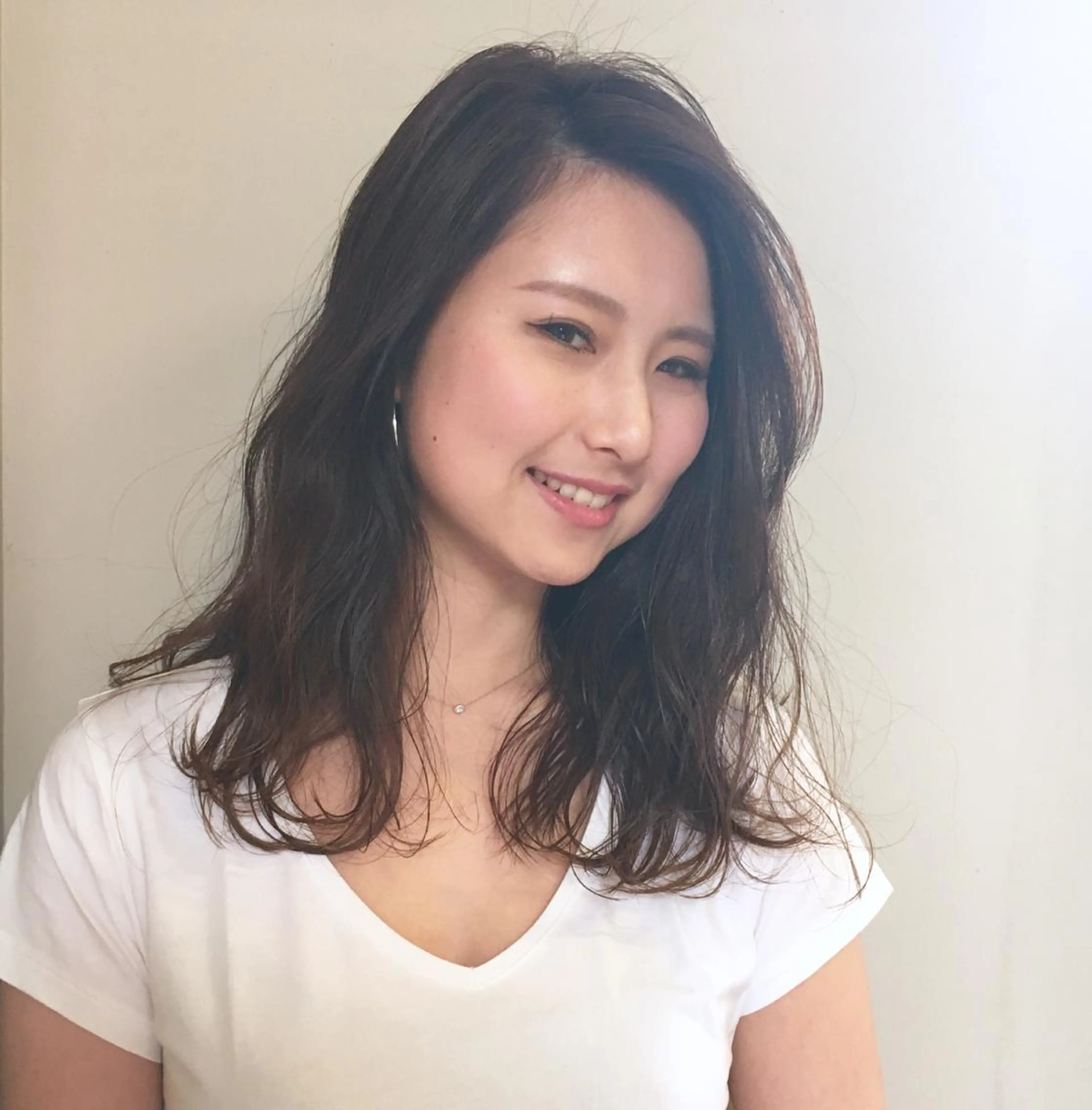 ロング カラー アディクシーカラー トリートメント 上川 美幸のヘアスタイル