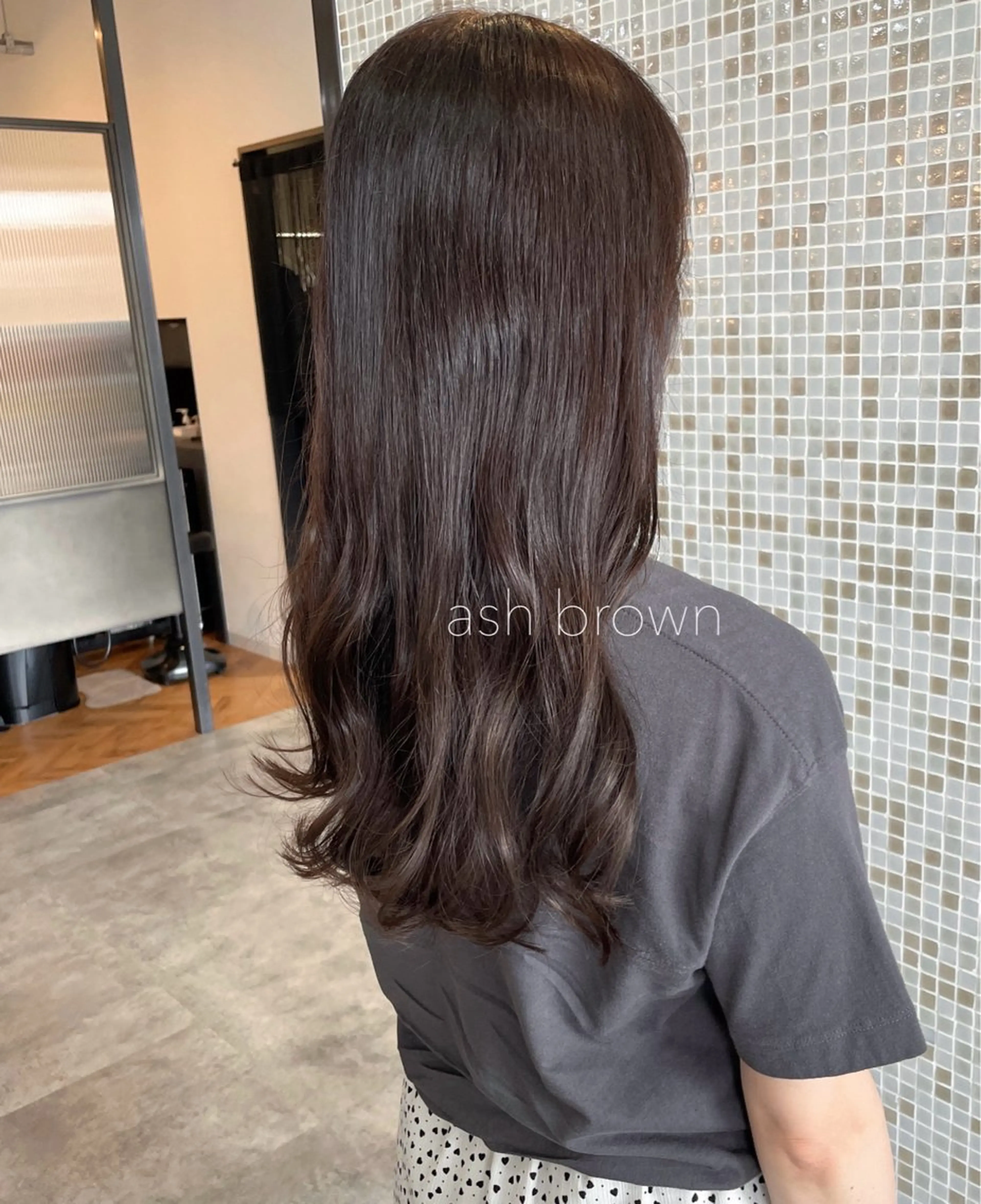 ロング カラー アッシュ アッシュブラウン ブラウンカラー CANNA所属・CANNA/ SAEのその他イメージ