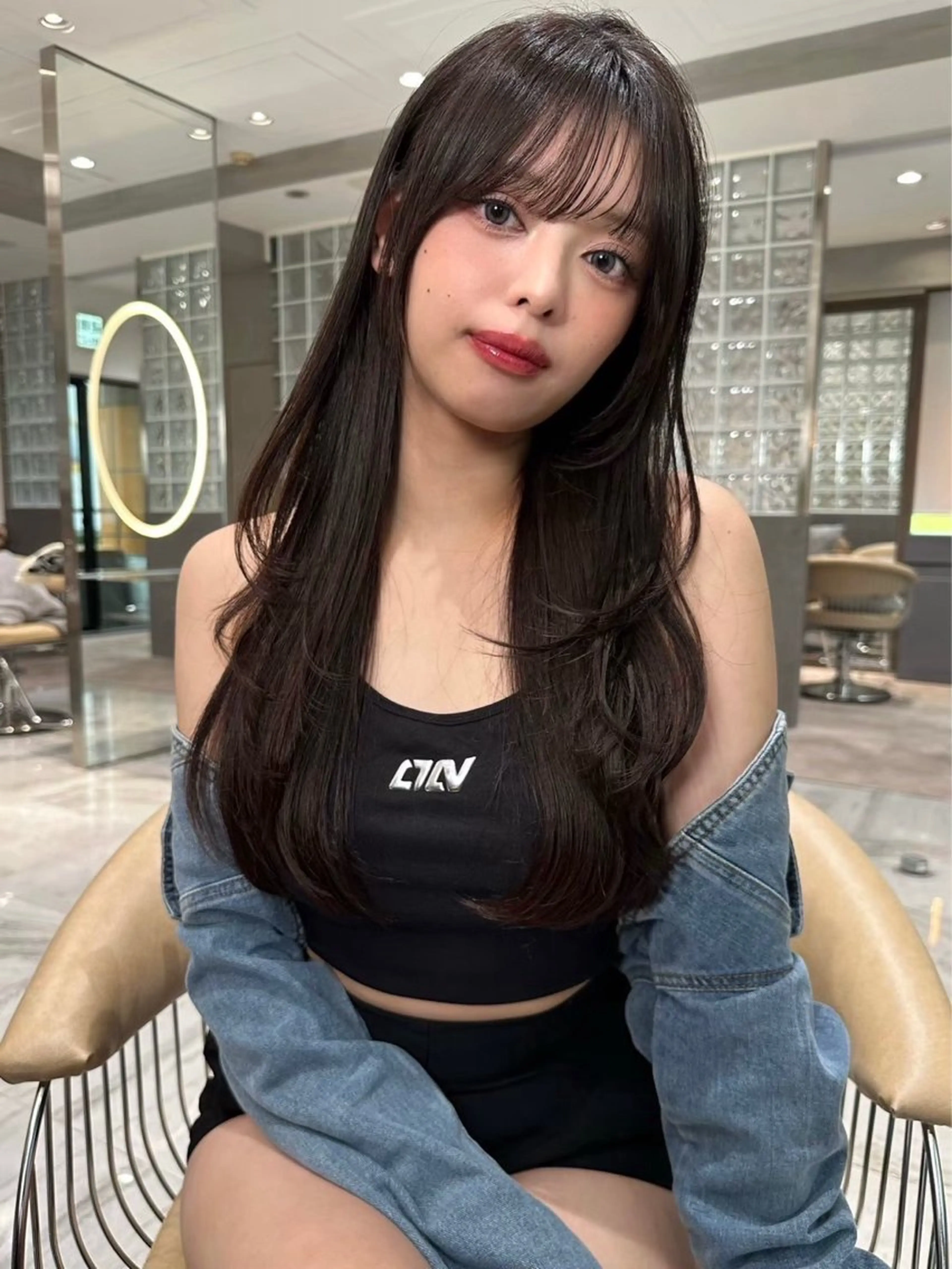 ロング カラー 松井 晴希のヘアスタイル