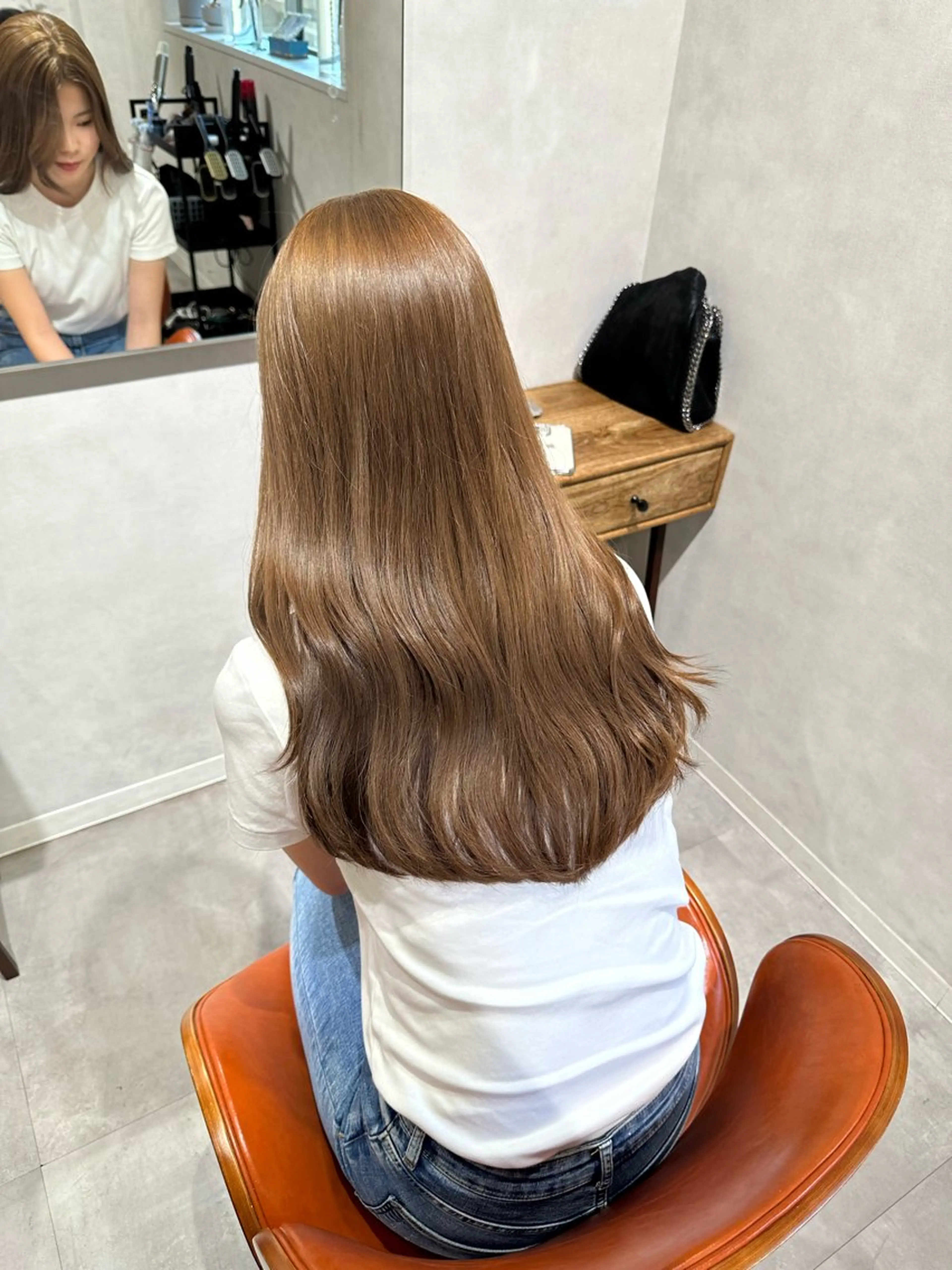 ロング カラー ヘアカラー かわにし ひなた🐰のヘアスタイル