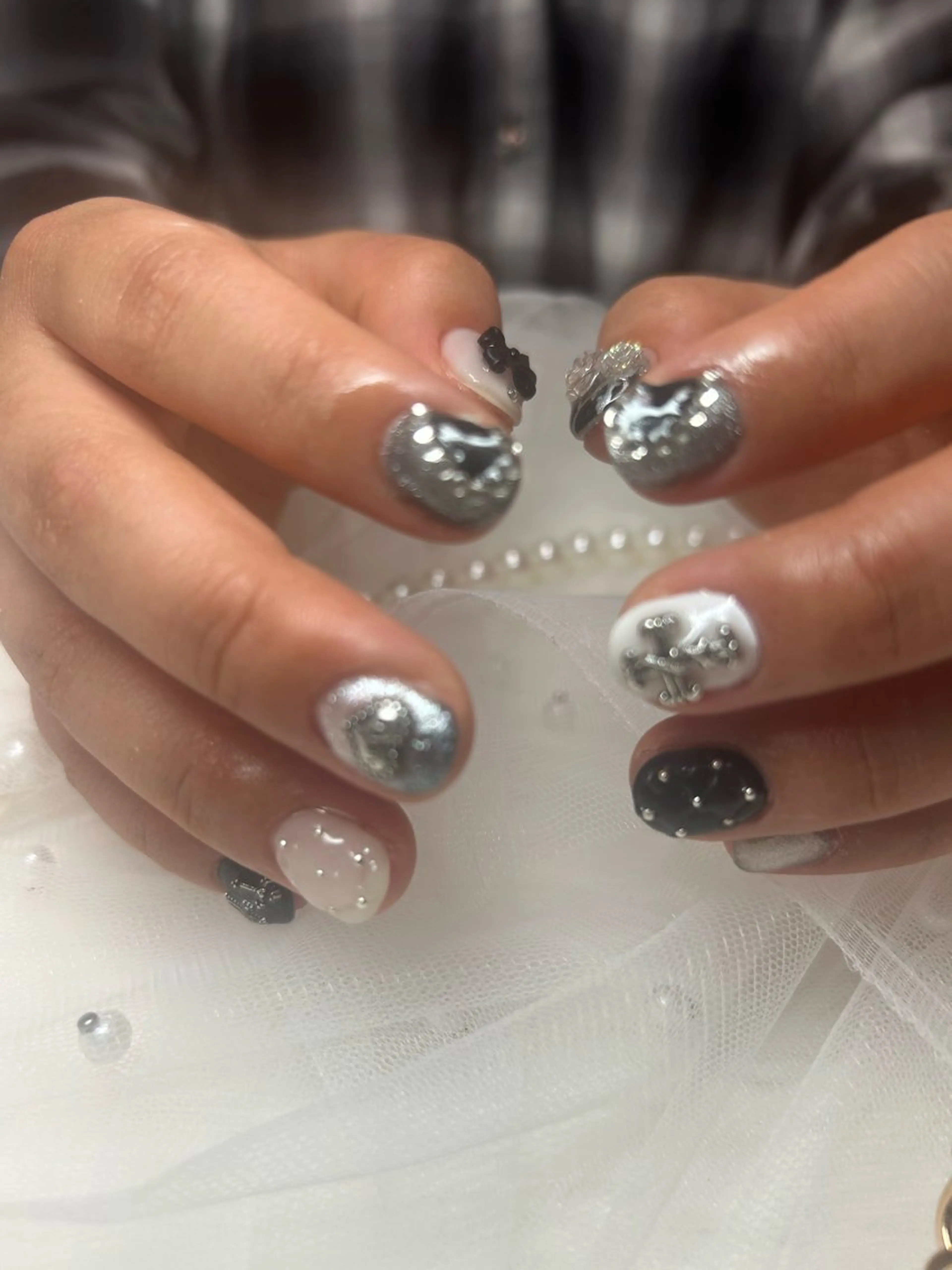 ネイル ハート フォルビチローロ所属・moritou harunaのネイルデザイン