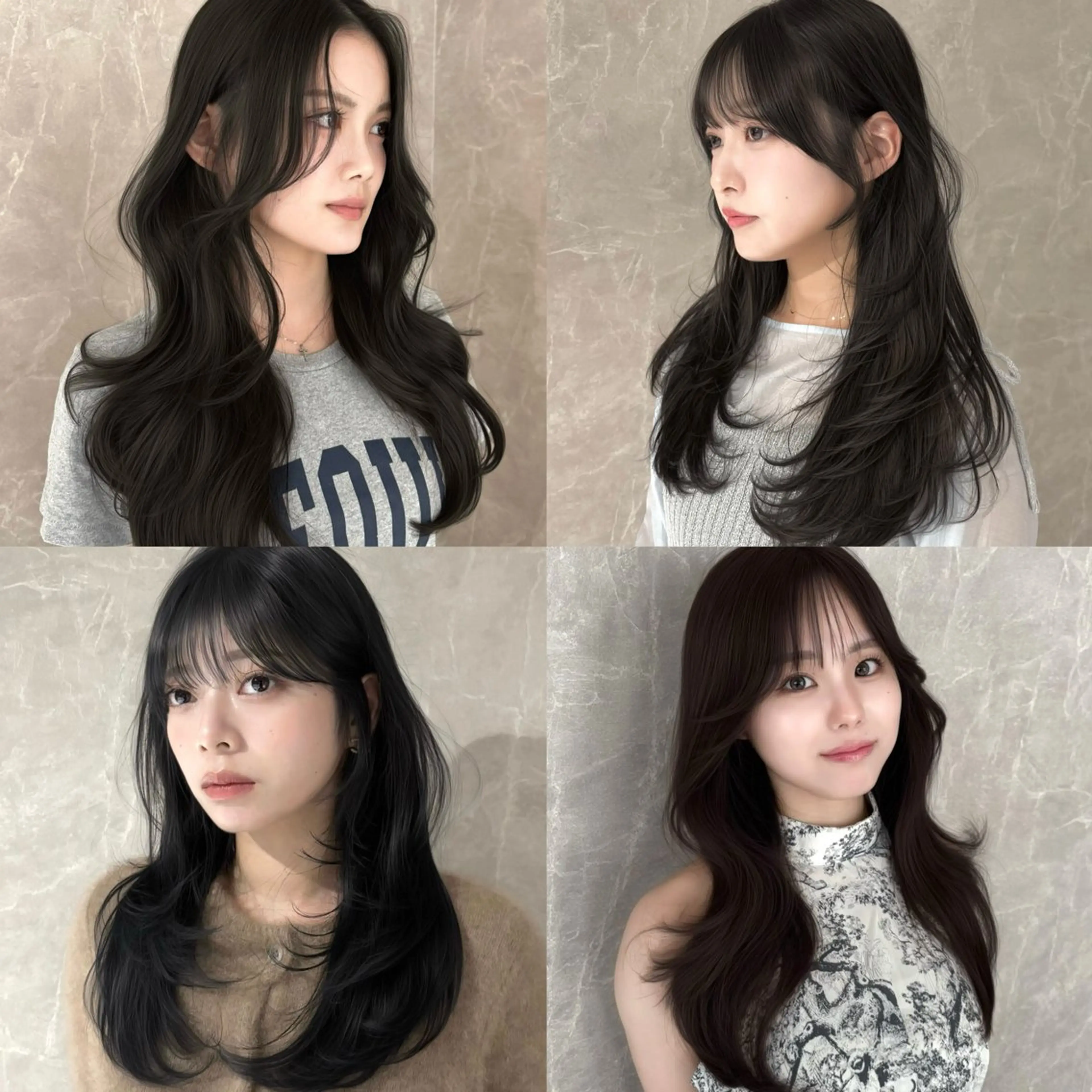 ロング アッシュ アッシュグレー 店長/レイヤーカット /大東悠生のヘアスタイル