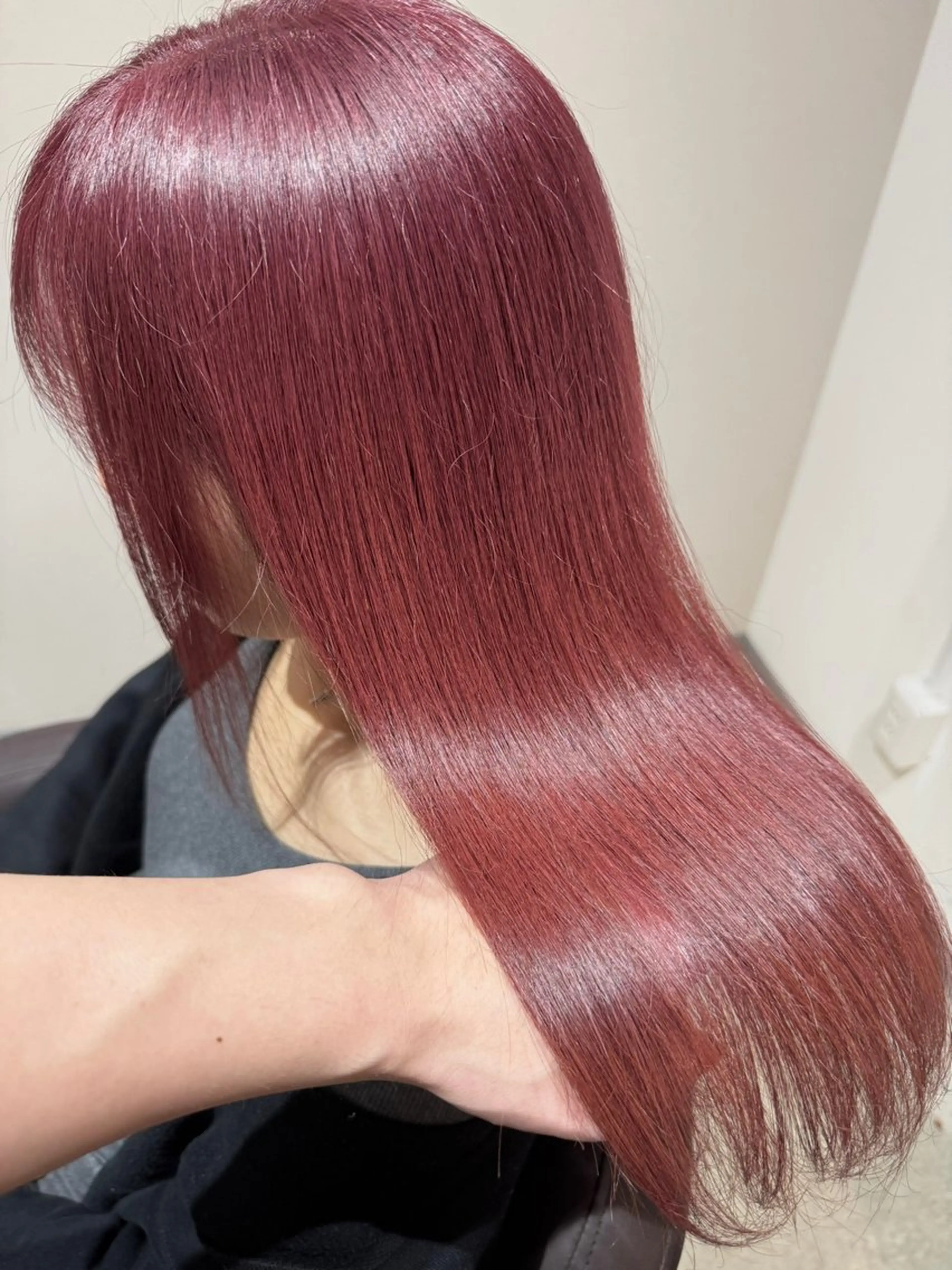 ロング ボブ 韓国風ヘア レイヤーカット ロング 縮毛矯正 ✨髪質改善美髪矯正✨ ボブ/韓国レイヤー✨のヘアスタイル