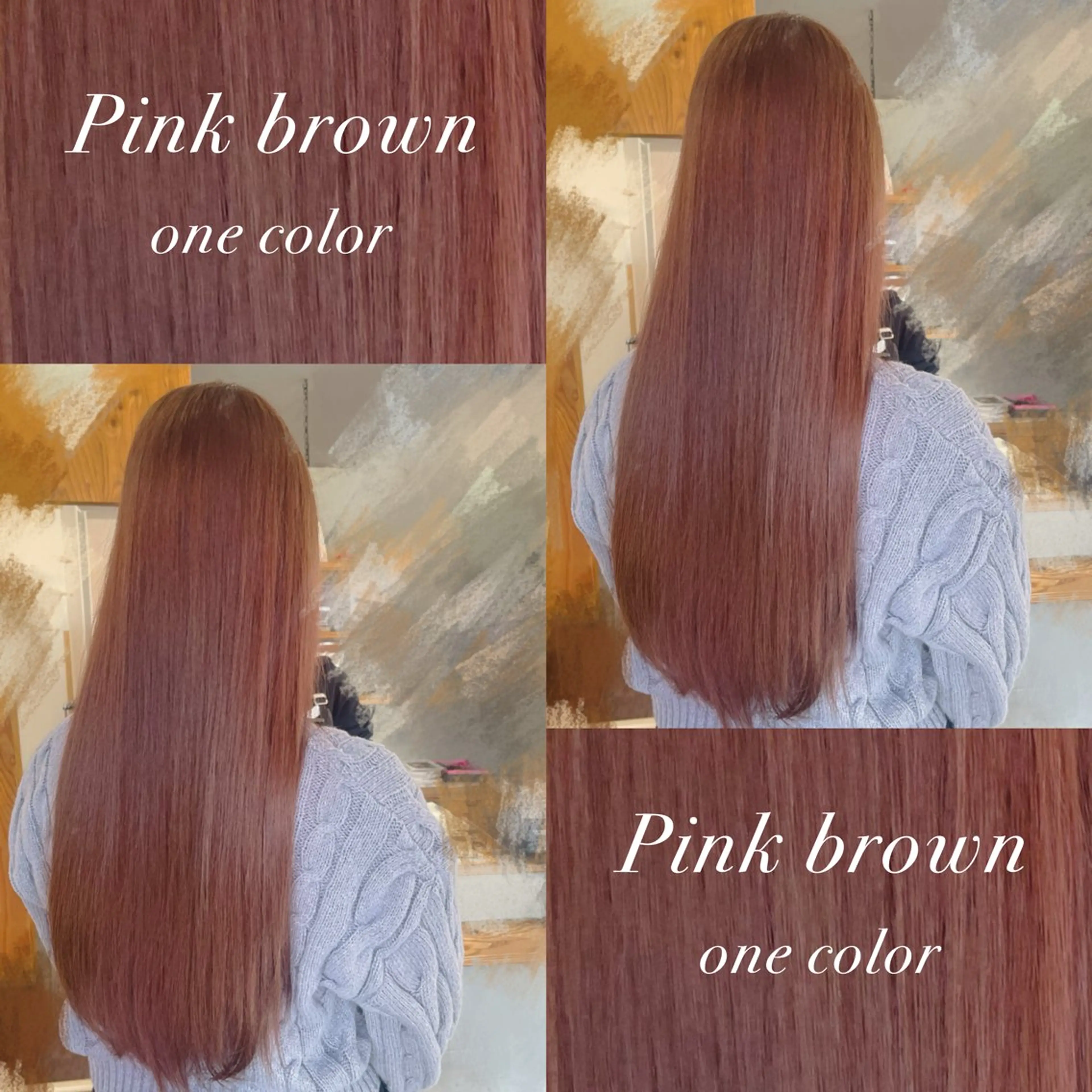 ロング カラー ヘアカラー トリートメント ヘッドスパ 聖花/透明感カラー /酸性ストレートのヘアスタイル