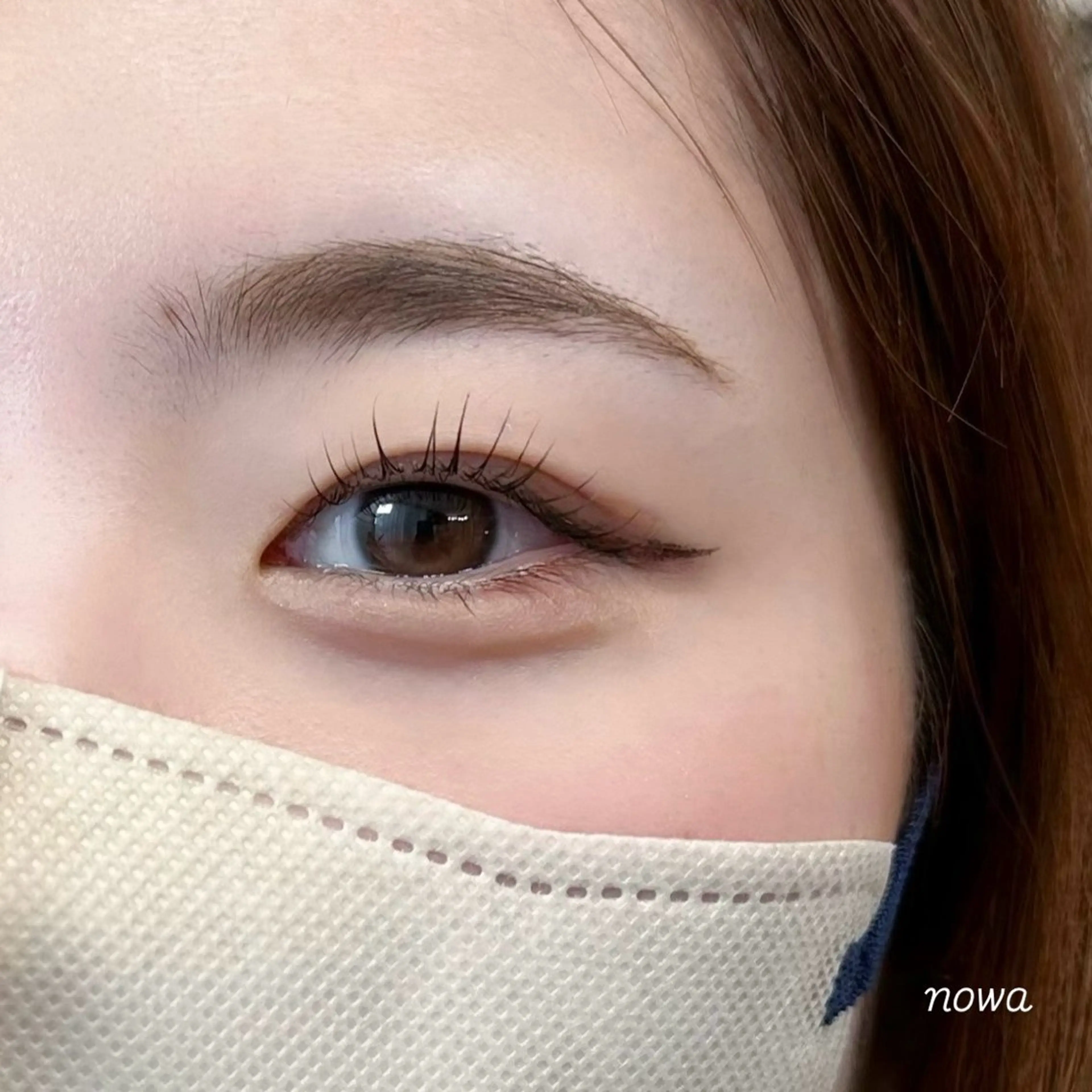 マツエク・マツパ マツパ nowa所属・《nowa》 mai まつげ/眉毛の眉毛・アイブロウイメージ