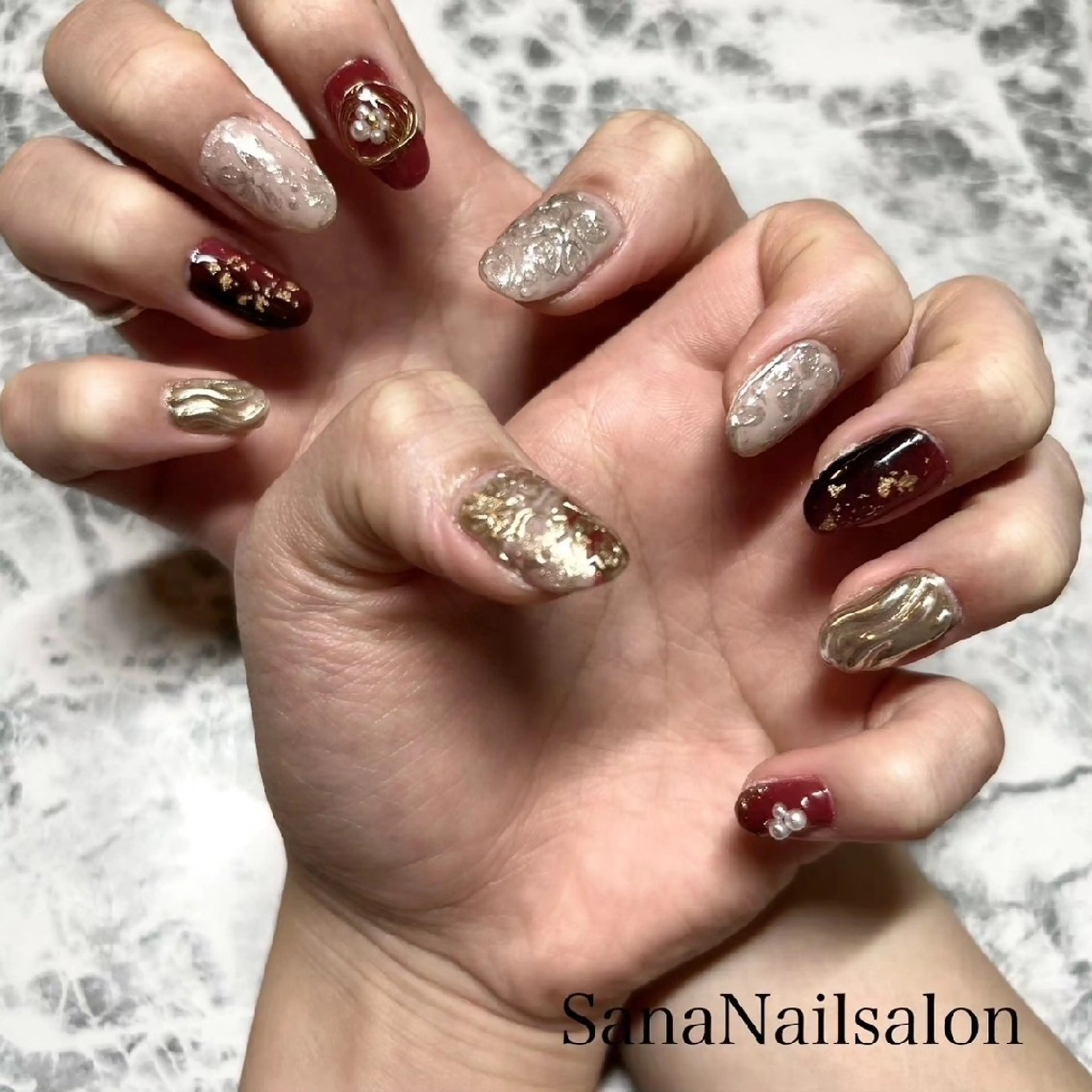 ネイル 成人式 SanaNailsalon所属・Sana Nailsalonのネイルデザイン