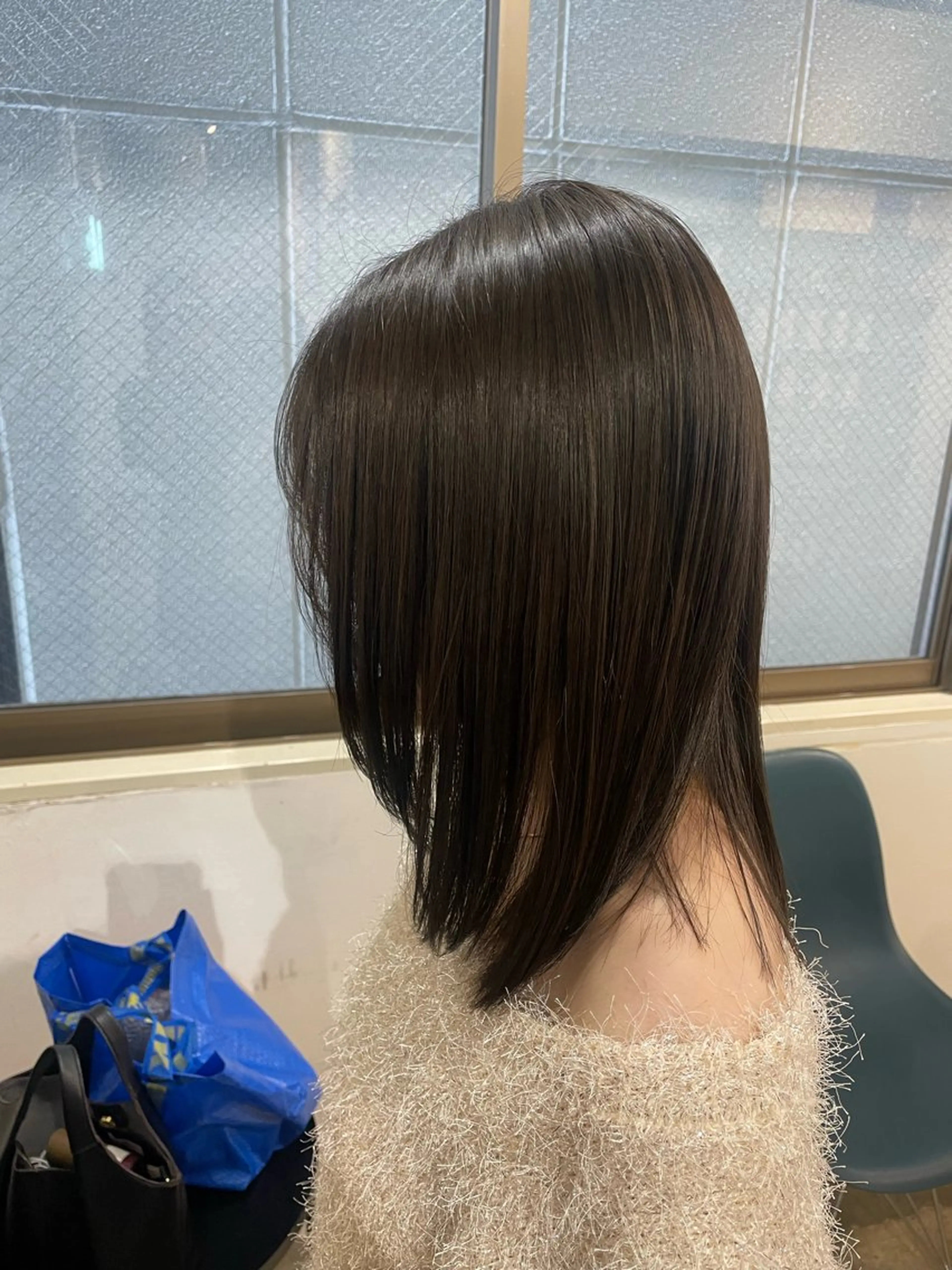 ミディアム カラー カット ヘアカラー ベージュカラー🤎 鈴木サトミのヘアスタイル
