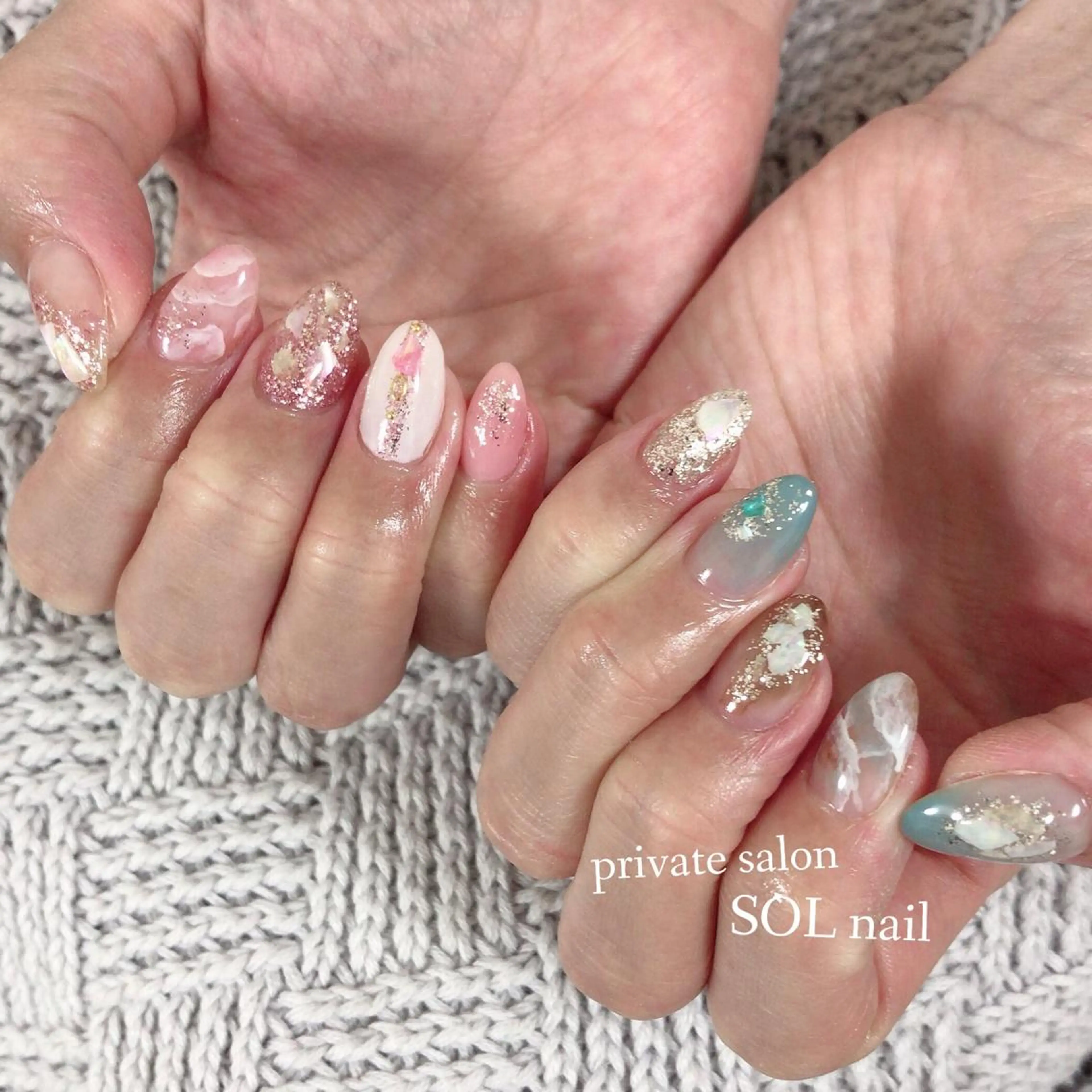 ネイル SOL NAILのネイルデザイン