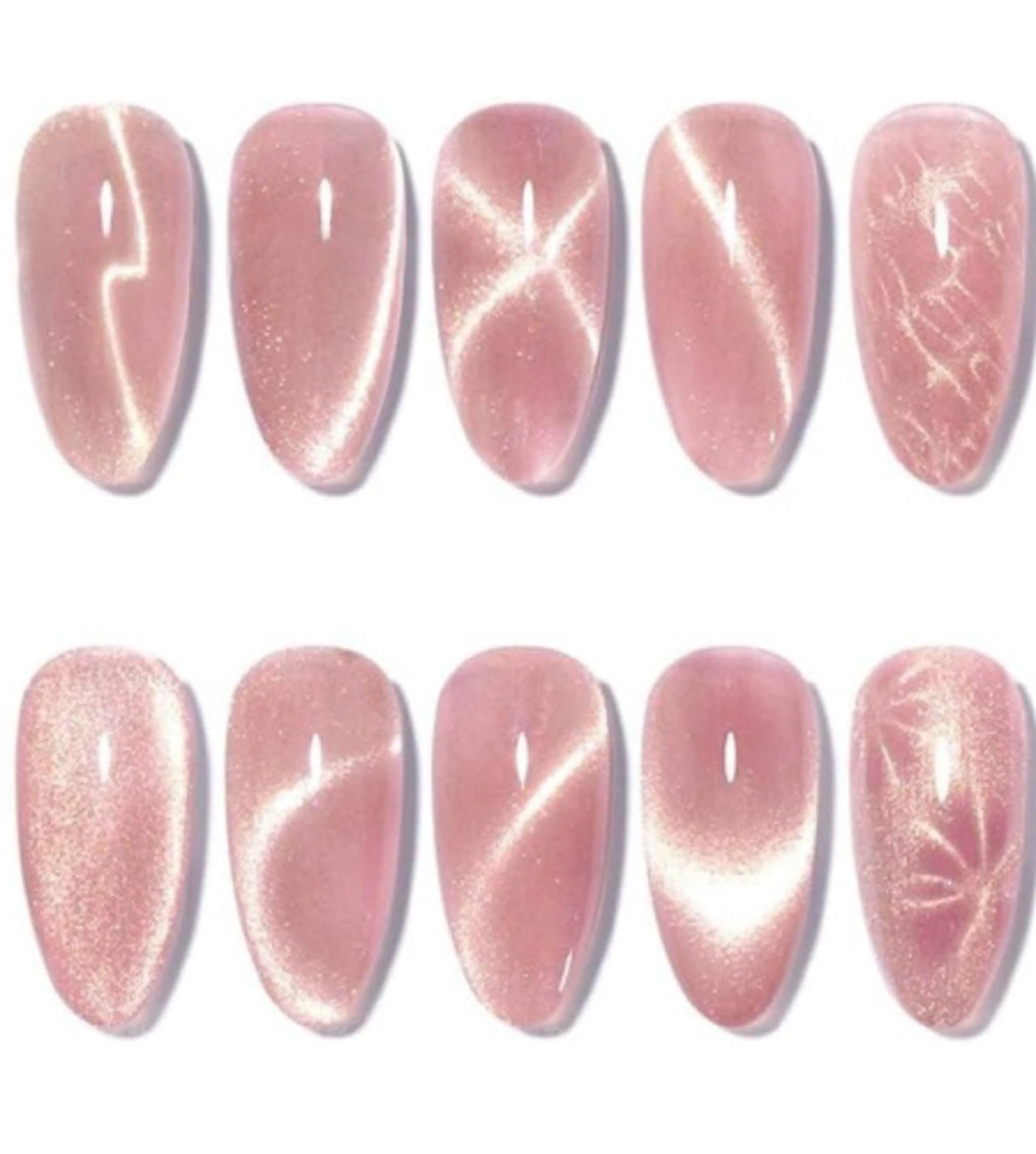 #マグネット 🧲ネイル💖デザイン🥰　縦・横・斜め・全体・円形・十字・フレンチ・花柄・ハート🩷の写真