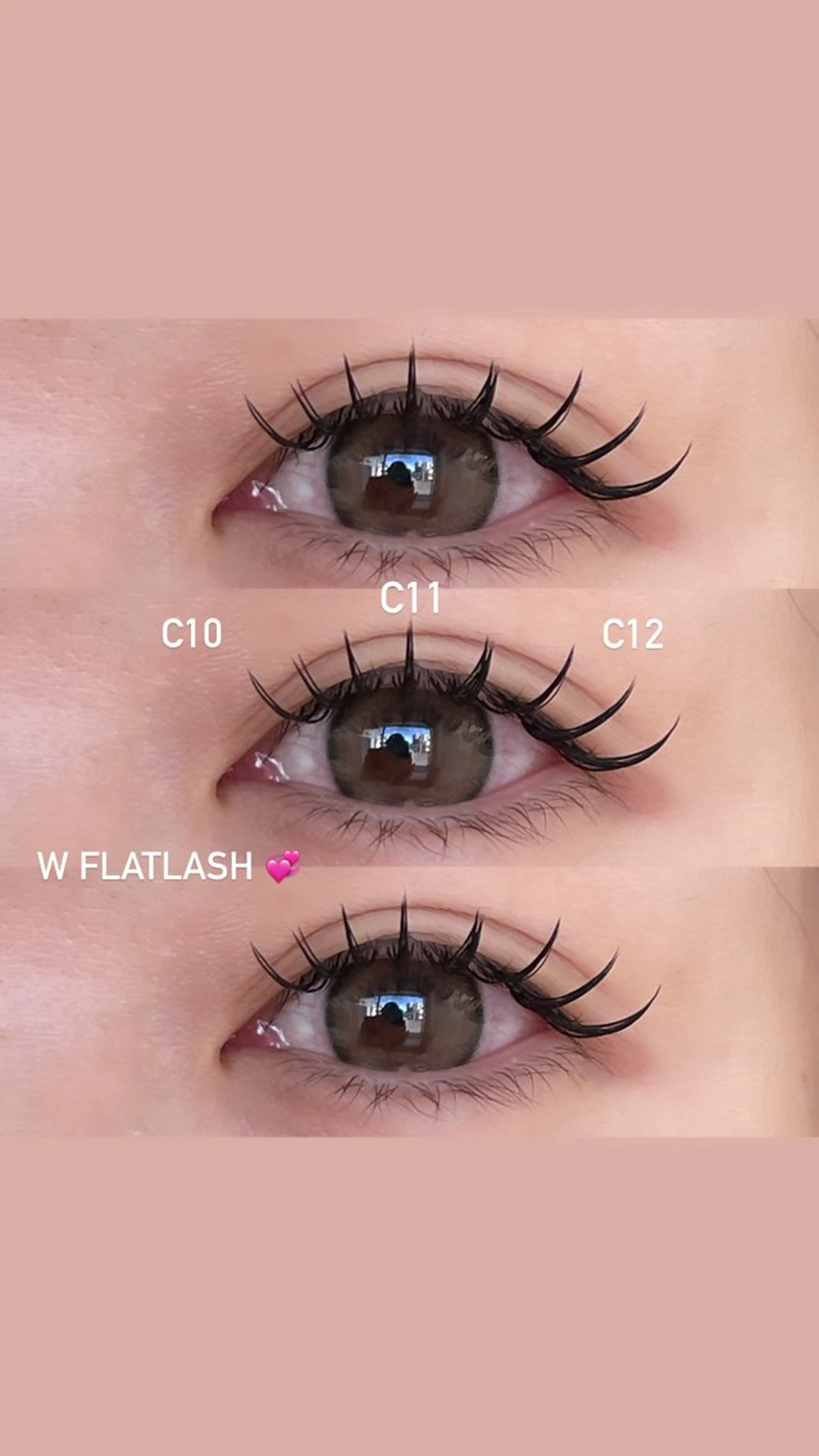 Wフラットラッシュ120本 🪩💞　オススメ、モチNo.1❕本数変更可能🫶🏻の写真