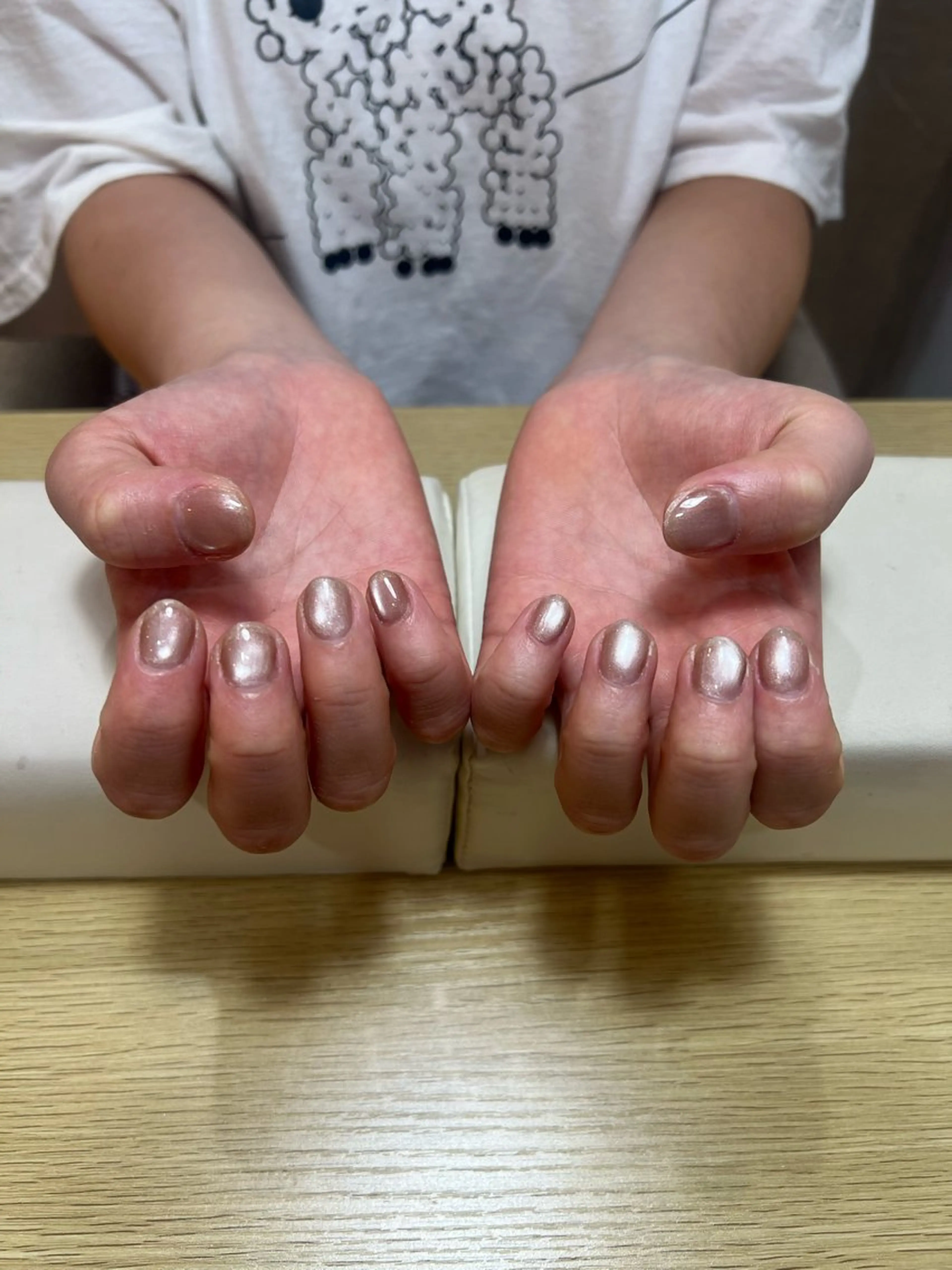 ネイル 氷ネイル・うるうるネイル マグネットネイル ショートネイル ハンドネイル U.Ni nail所属・★MIKI ☆Jr.ネイリストのネイルデザイン