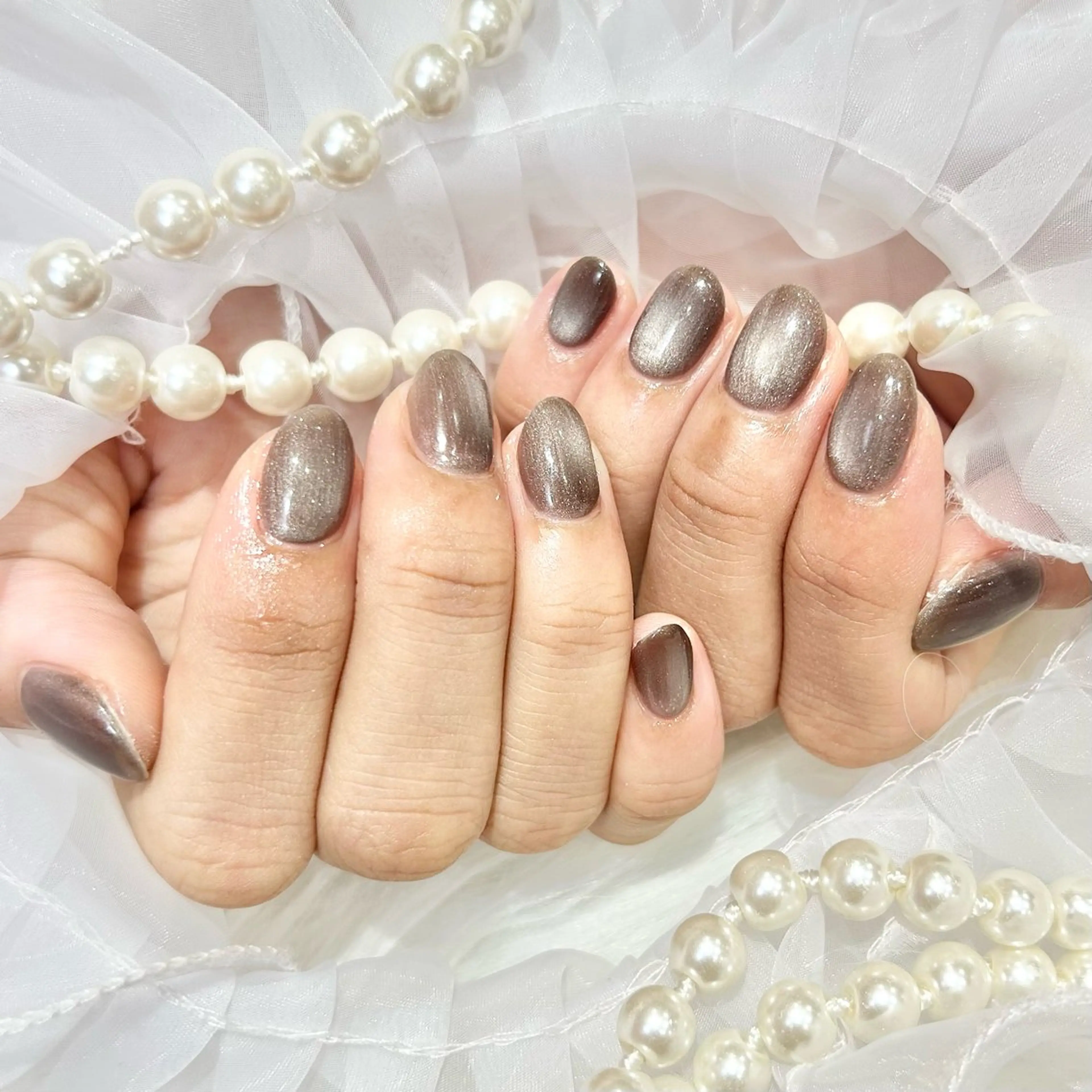 ネイル マグネットネイル ハンドネイル WISTERIA ayumiのネイルデザイン