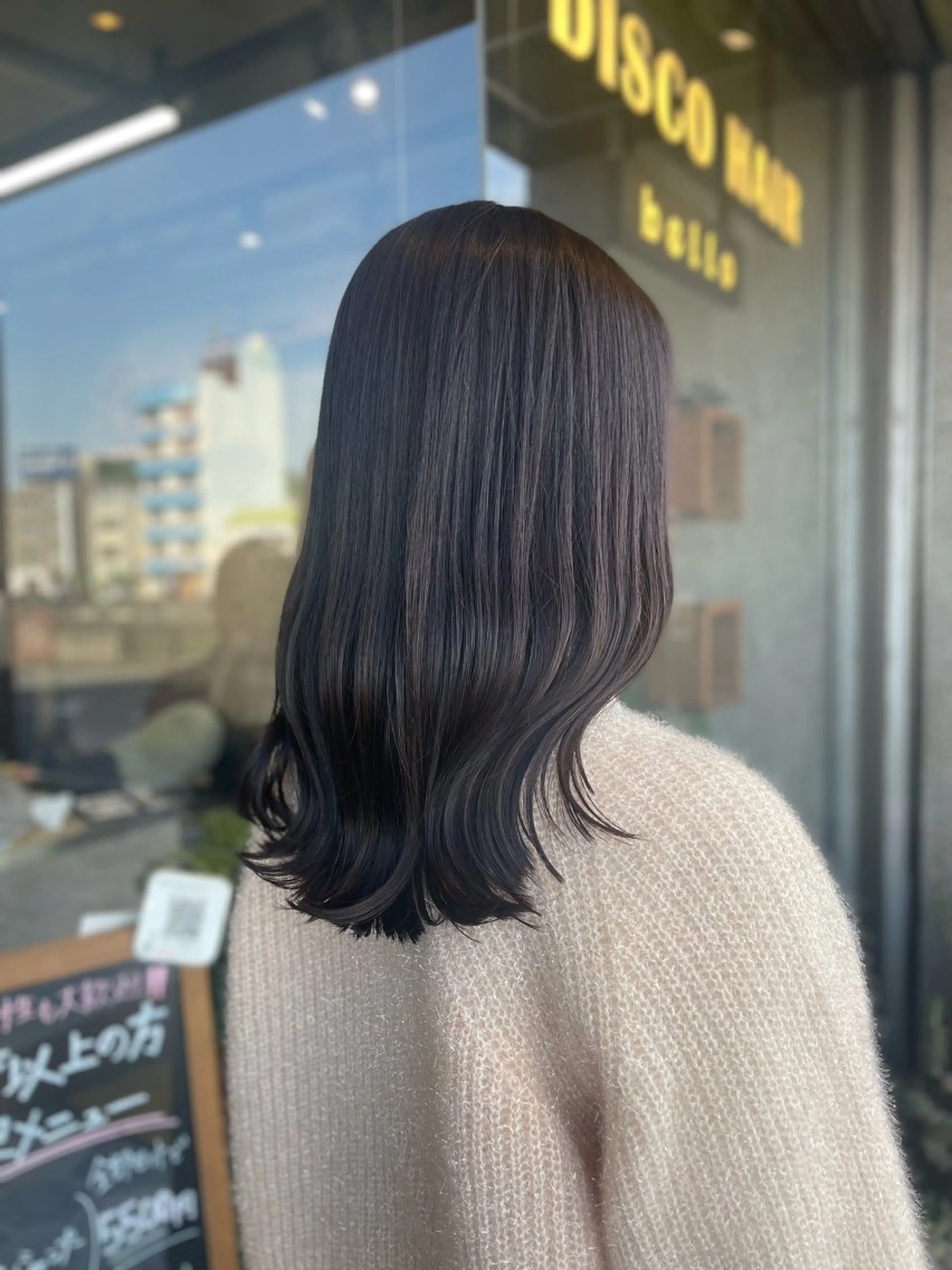 セミロング カット ヘアカラー トリートメント スタイリスト /YUNAのヘアスタイル