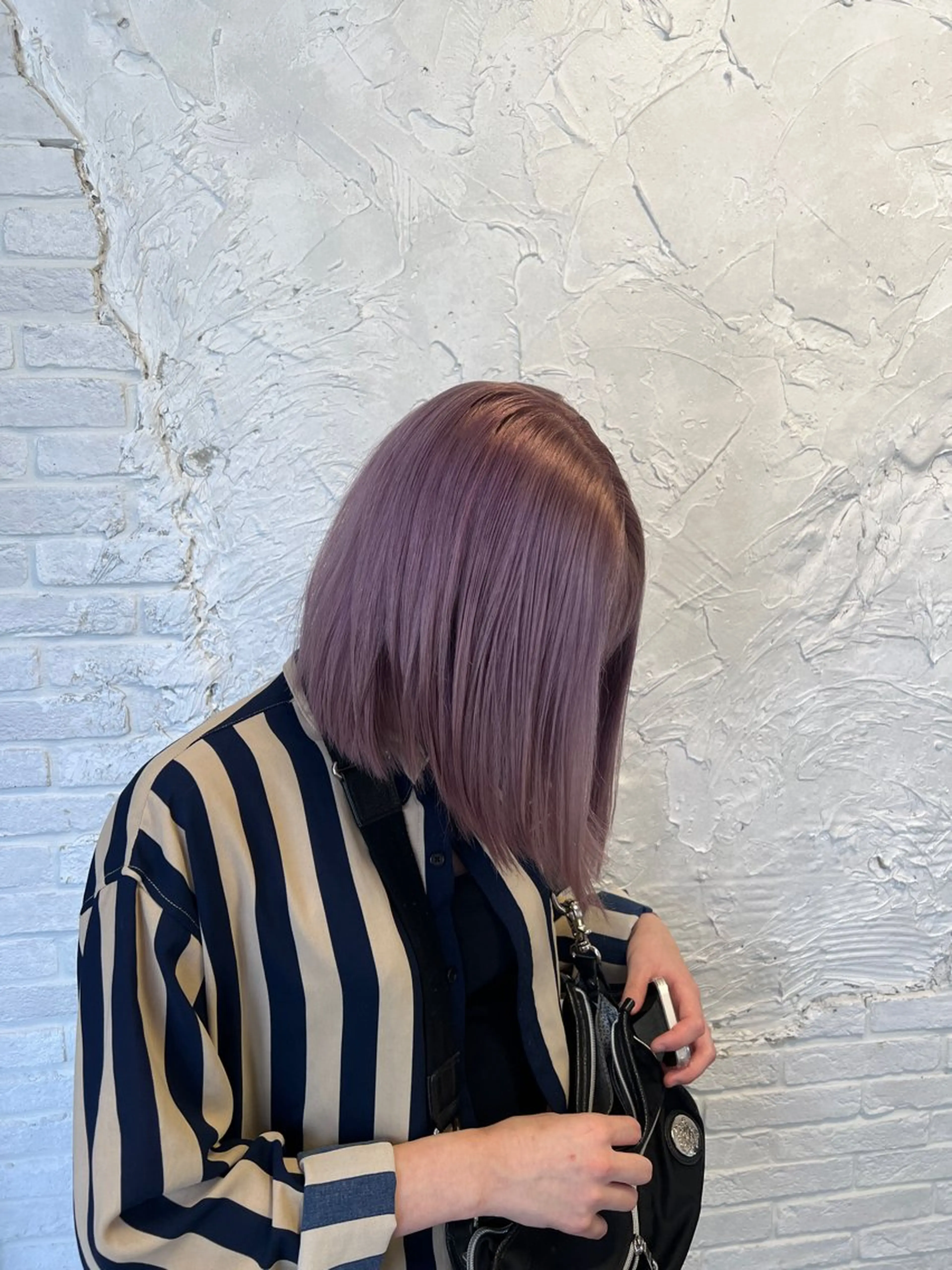 ミディアム カラー ヘアカラー トリートメント 縮毛•ハイトーン Runaのヘアスタイル