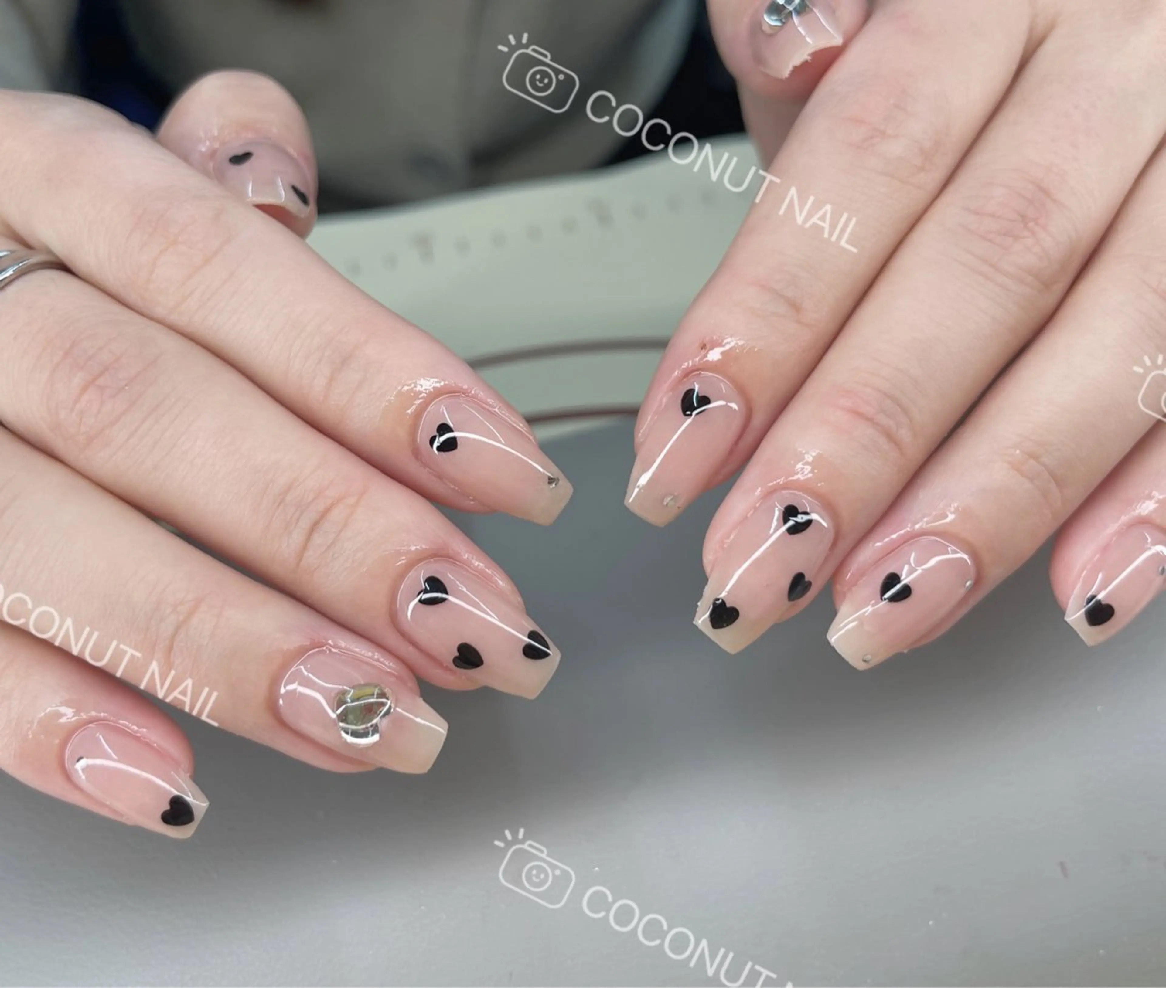 ネイル ハンドネイル 神田 ココナッツのネイルデザイン