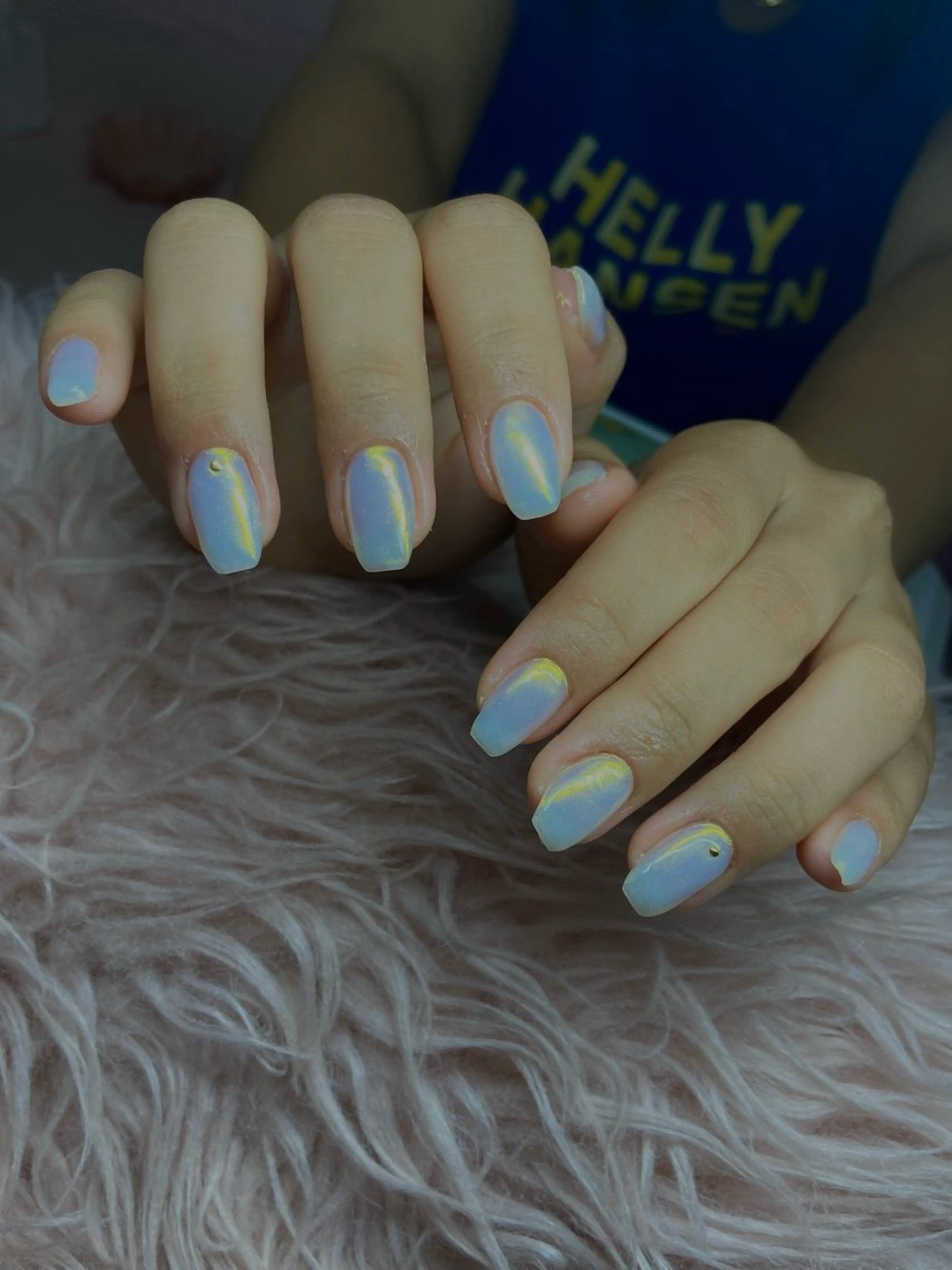 ネイル ミラーネイル シンプルネイル HandSnail自宅サロン所属・HandSnail 座間自宅ネイルサロンのネイルデザイン