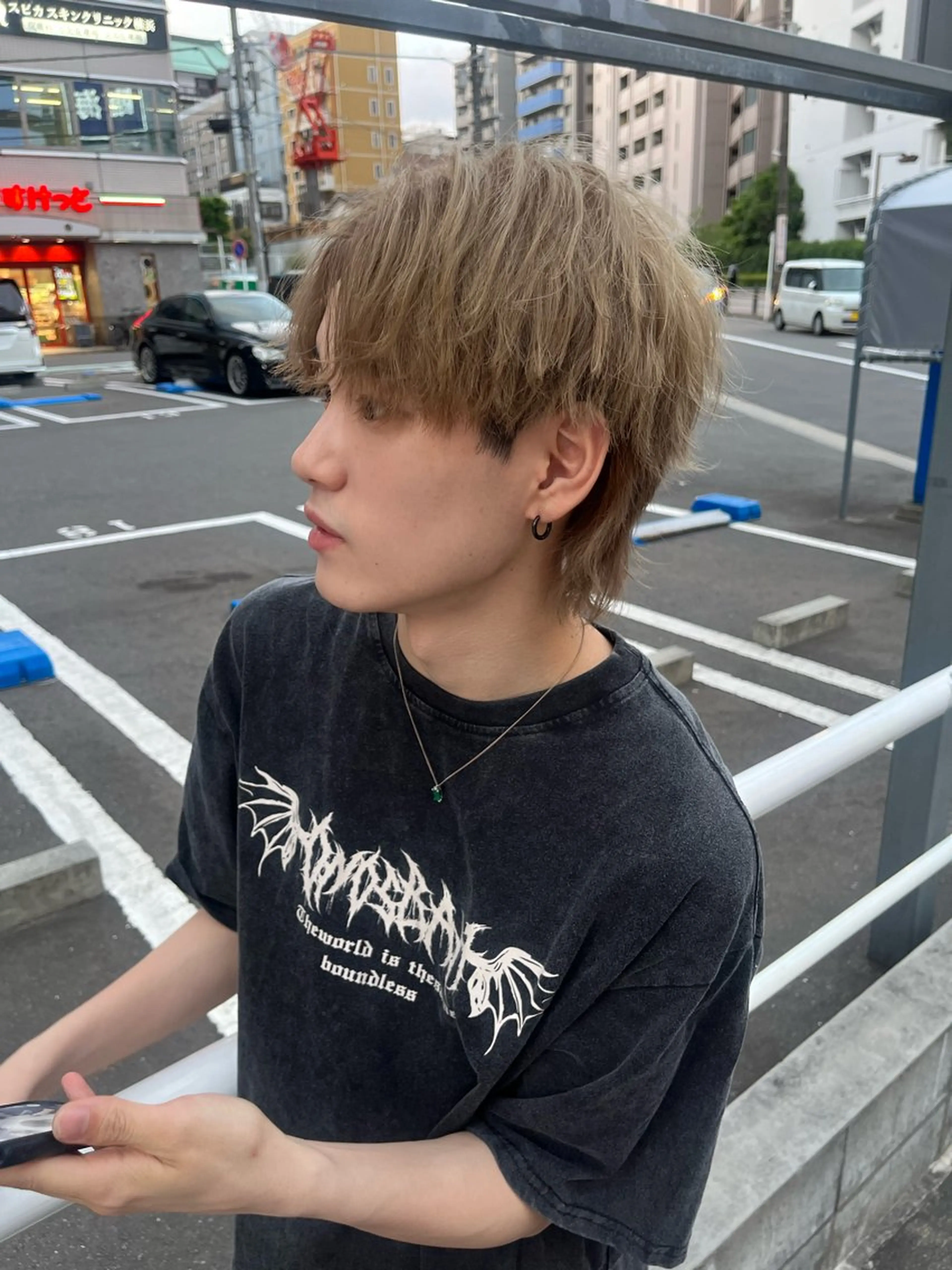 カラー メンズ メンズブリーチ ブリーチ 透明感カラー ダブルカラー 髪質改善 カット ヘアカラー トリートメント ヘッドスパ Go   Today シェアサロン　横浜店所属・【ただの天才 🎨】のヘアスタイル