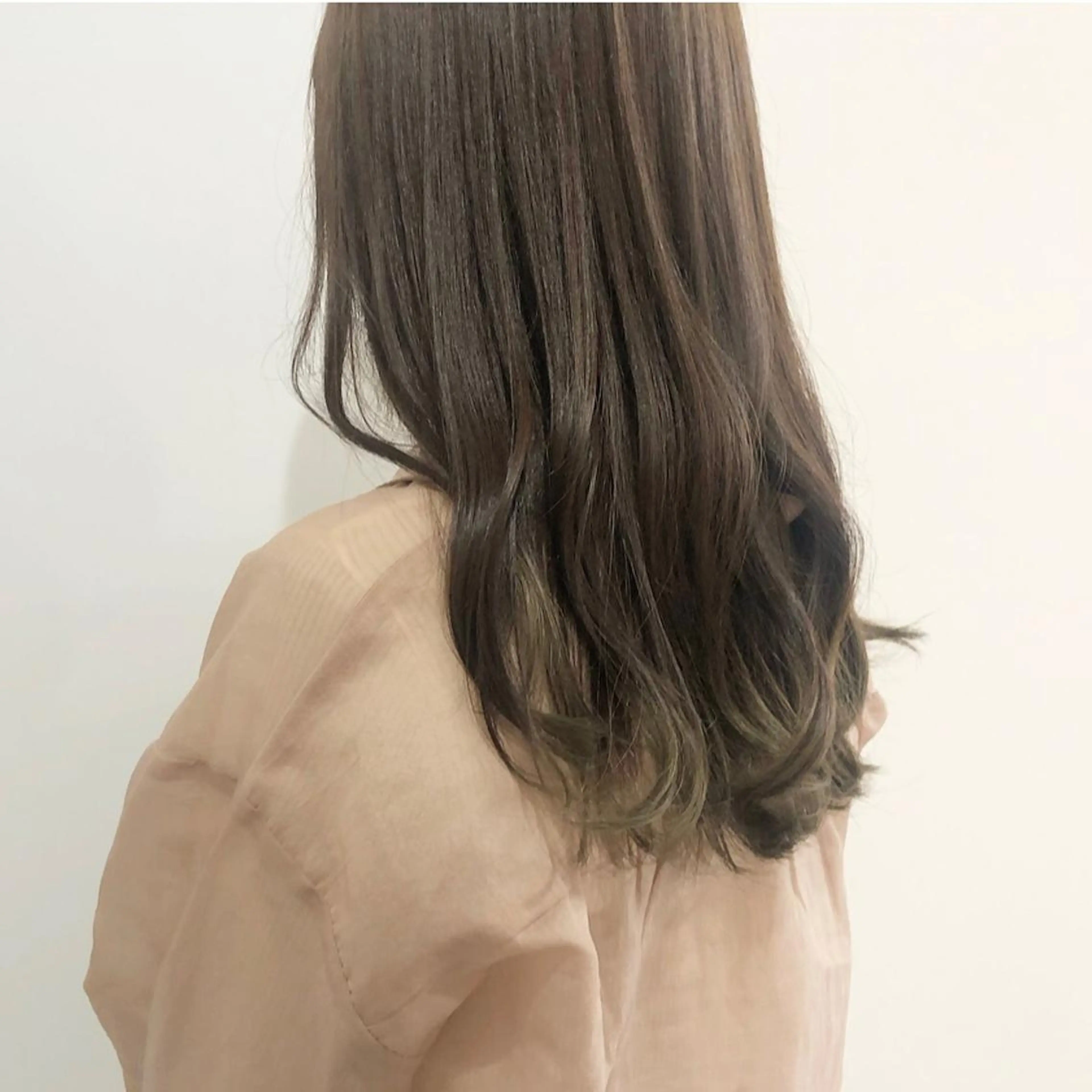 セミロング カラー お洒落パーマ/ 艶カラー/michiのヘアスタイル