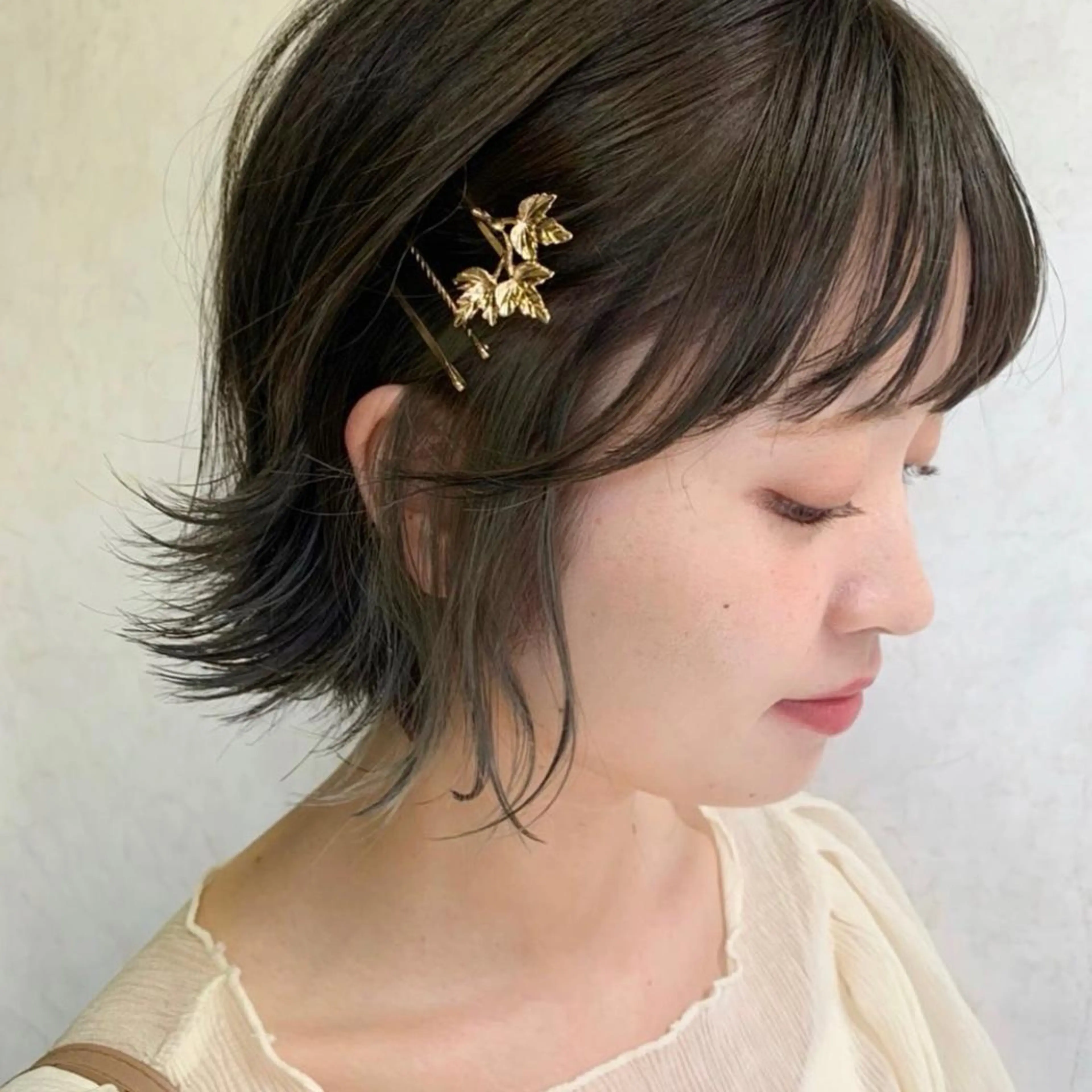 ミディアム カラー インナーカラー 韓国ヘア /男女❄️ 細江 美紅のヘアスタイル