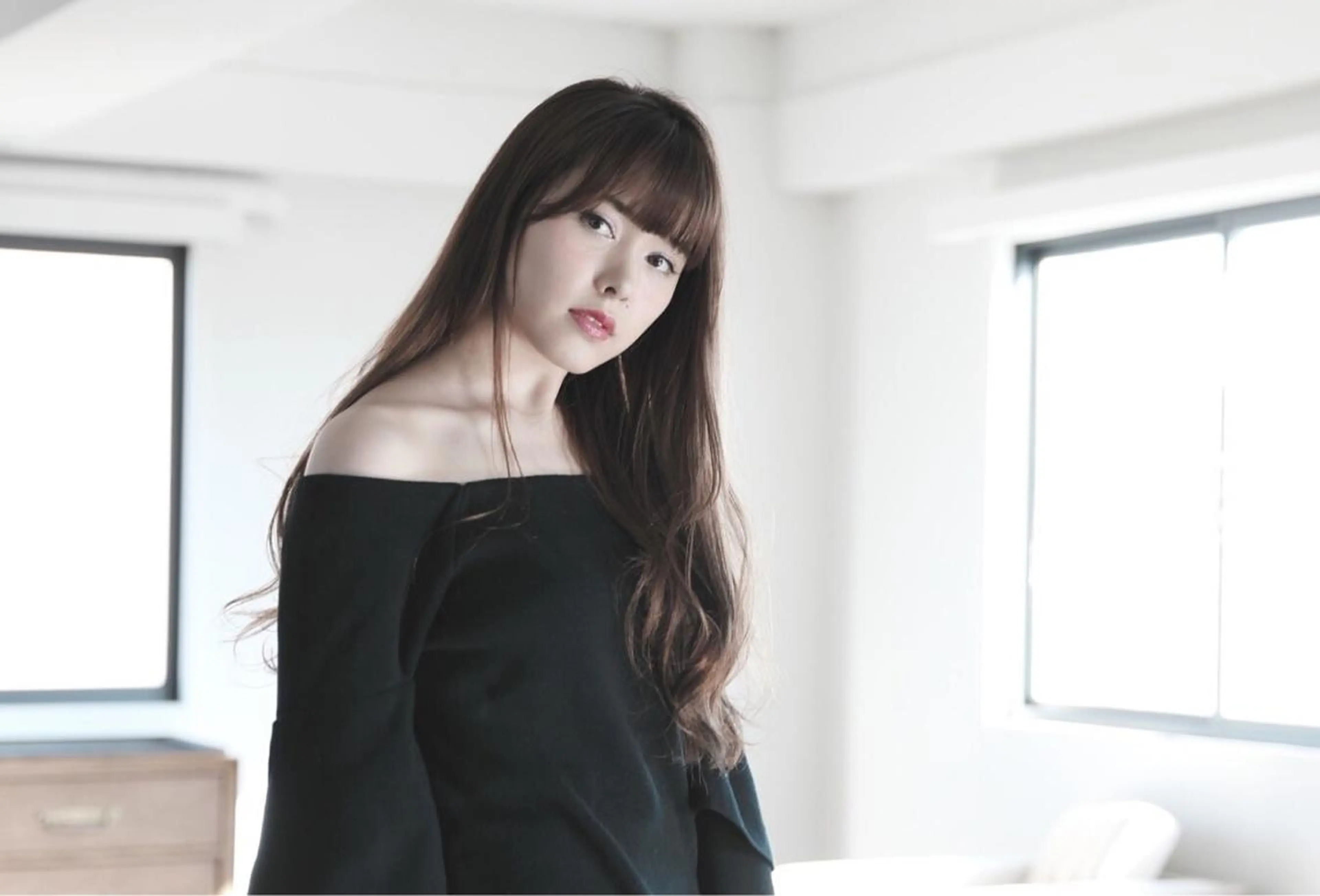 セミロング ハイライト 髪質改善 小顔カット Endearing 銀座/レイヤーカットのヘアスタイル