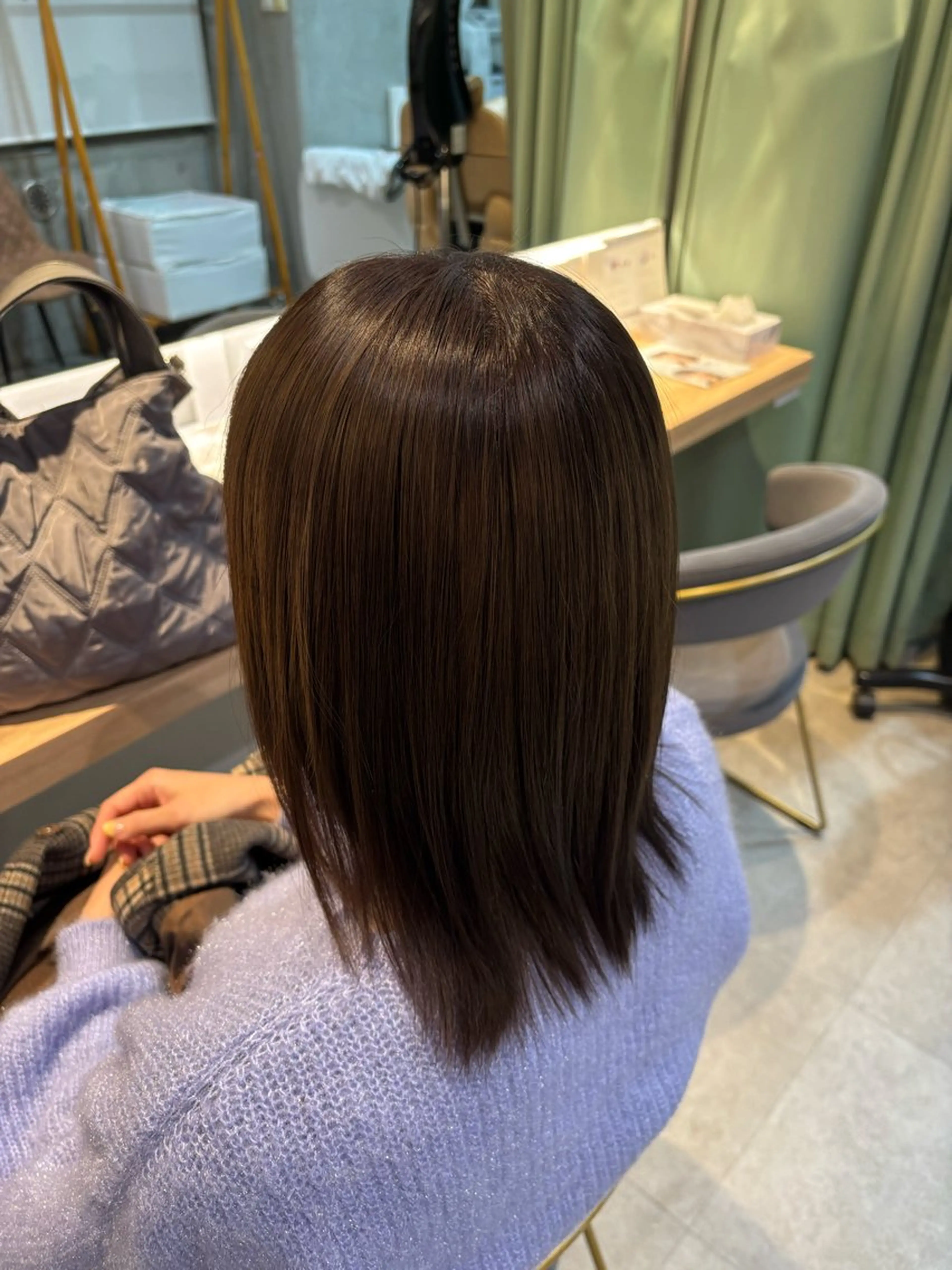 ショート カラー グレージュ ヘアカラー りあの🎀 /暖色カラー🍒のヘアスタイル