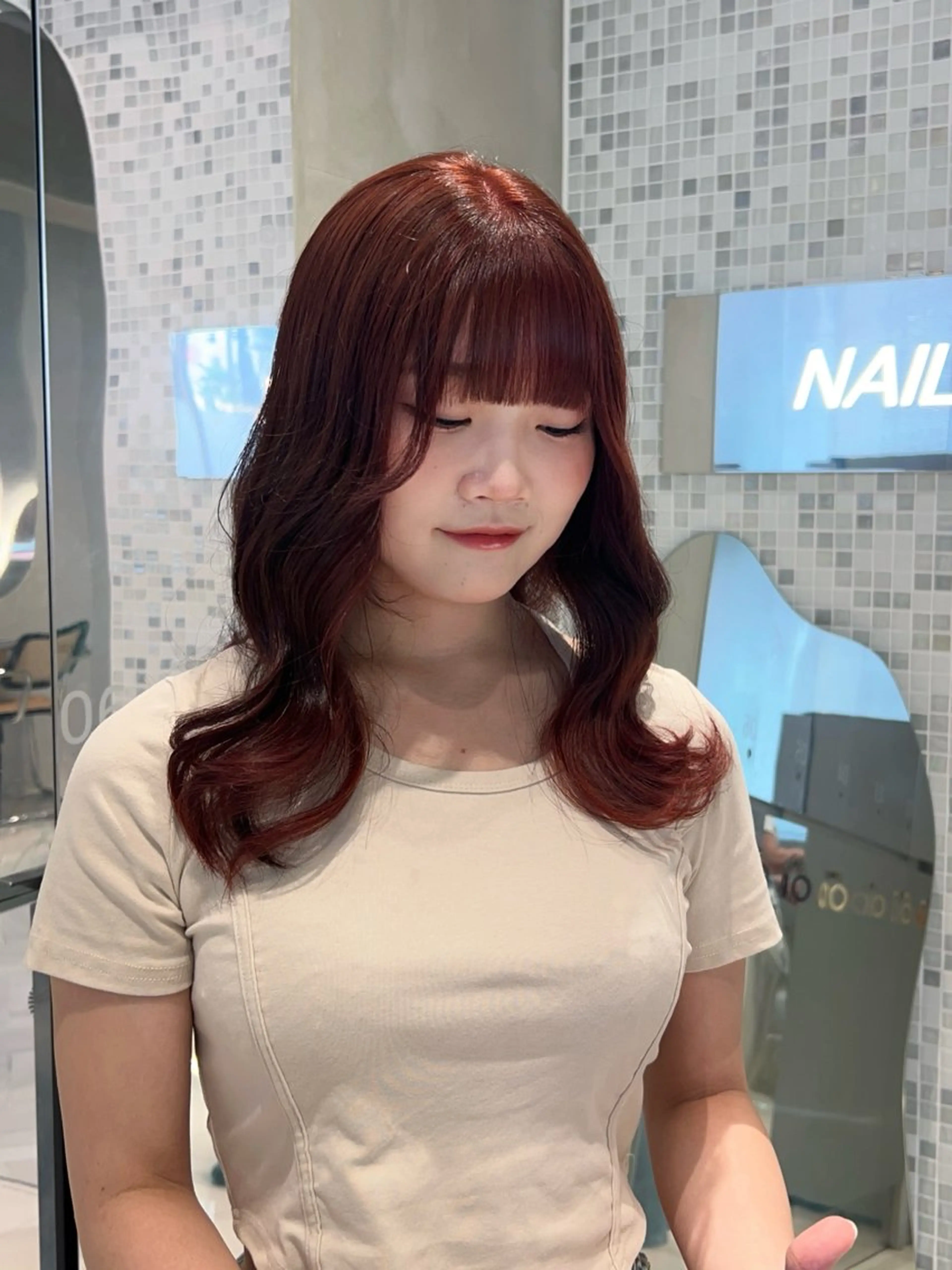 カラー ヘアカラー ハイトーン/くすみ カラー seina★のヘアスタイル