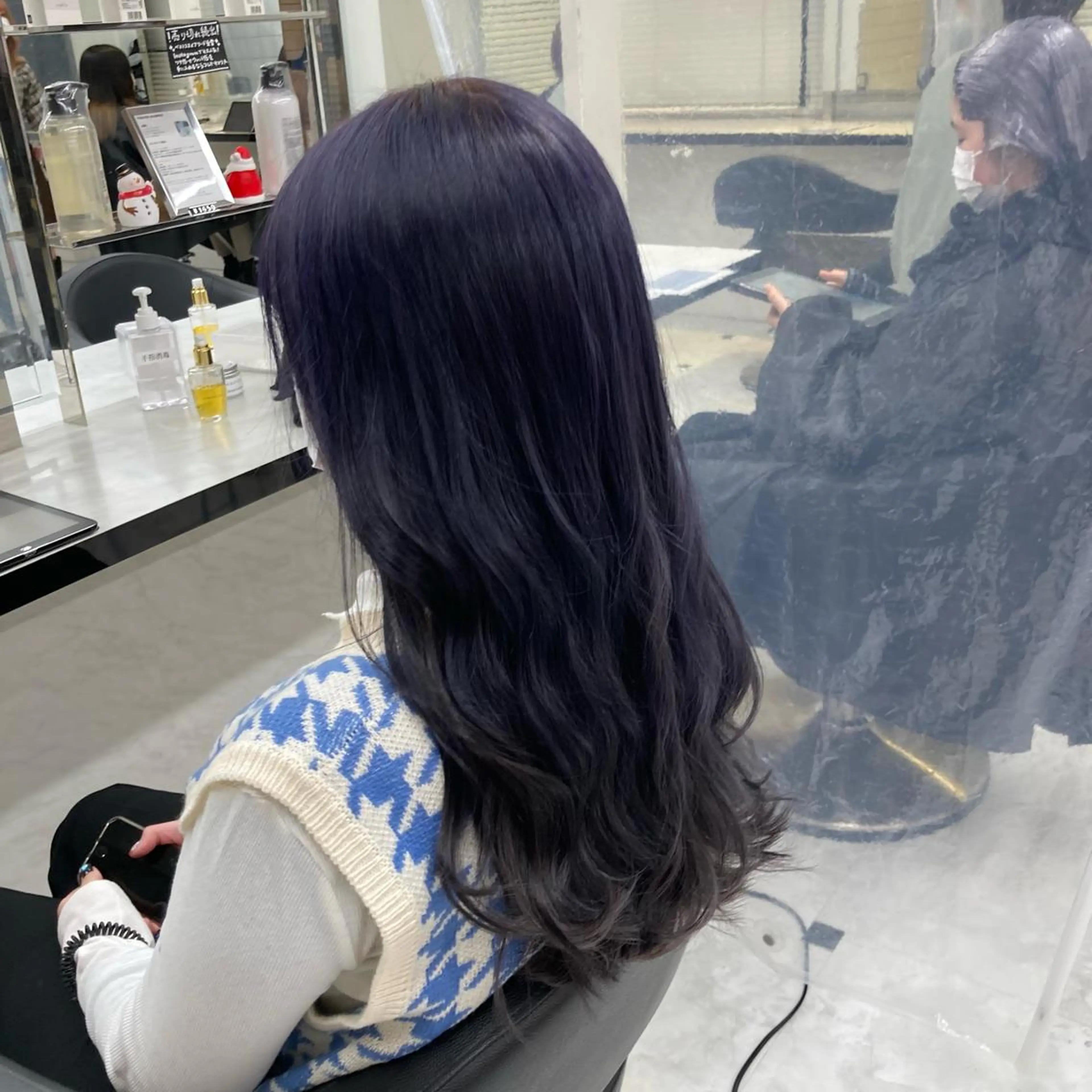 ロング カラー 似合わせカット EMIL/上野駅近 /ブリーチ縮毛矯正のヘアスタイル