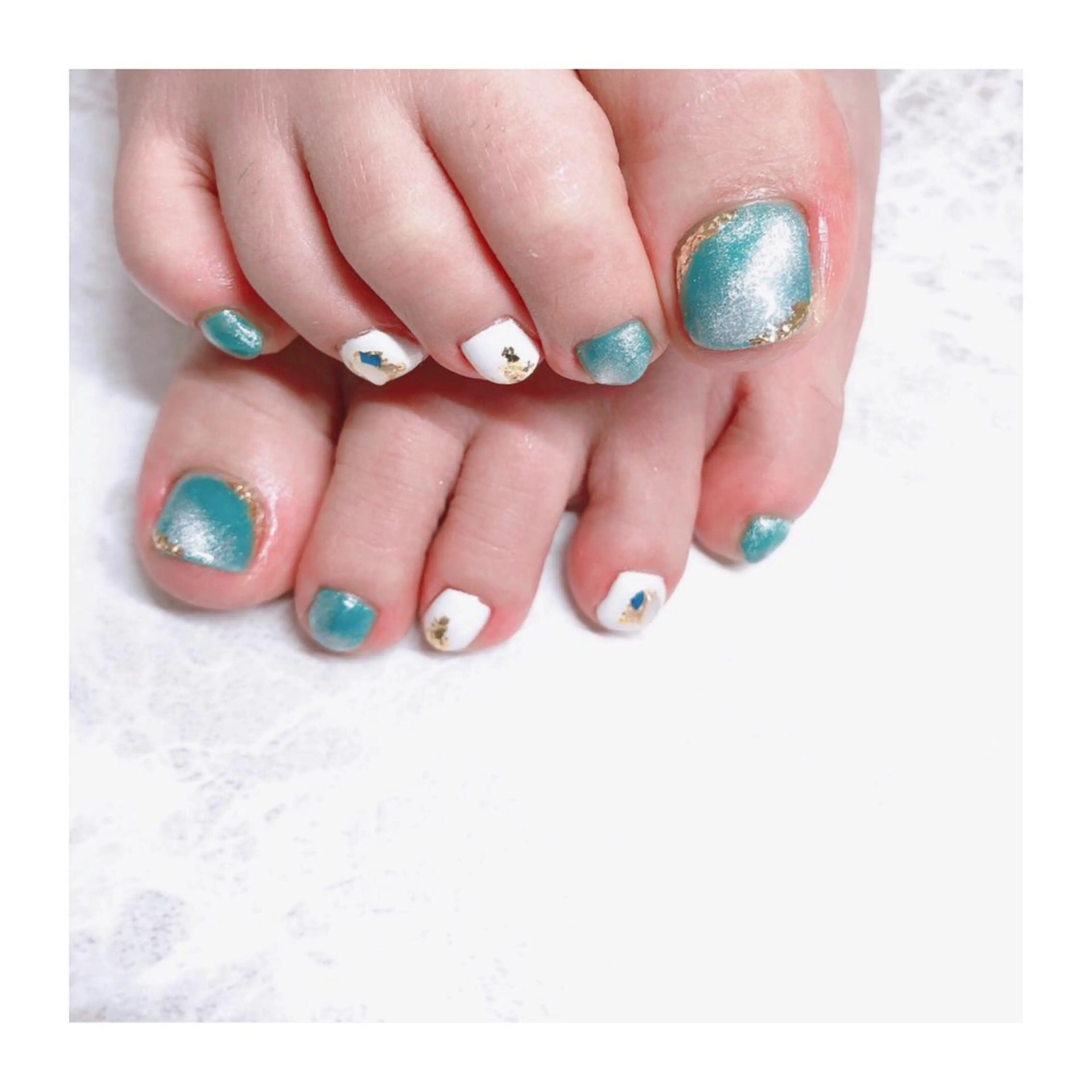 ネイル フットネイル Nailsalon -Aのネイルデザイン