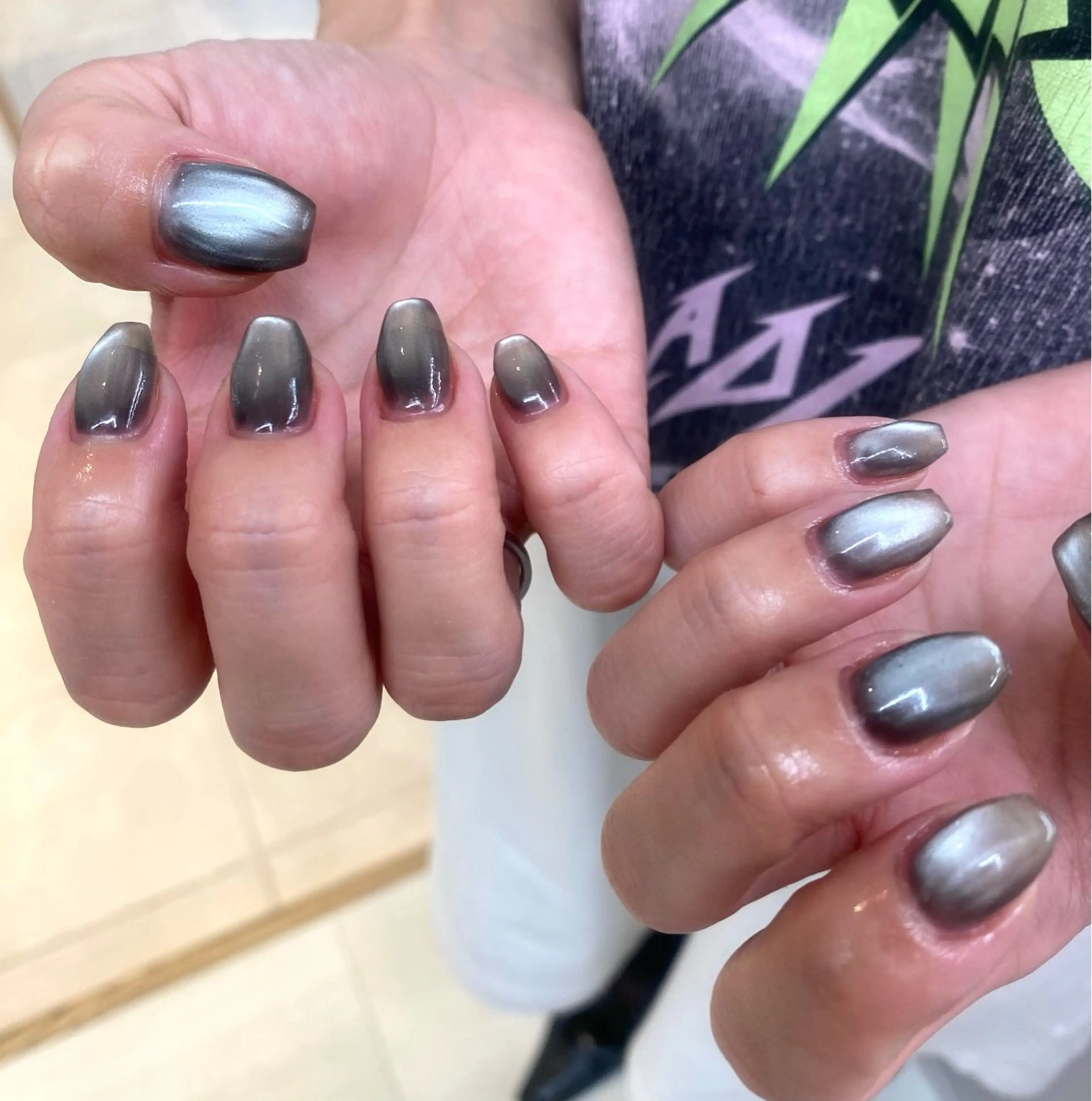 ネイル マグネットネイル 久屋大通DEE Iwahashiのネイルデザイン