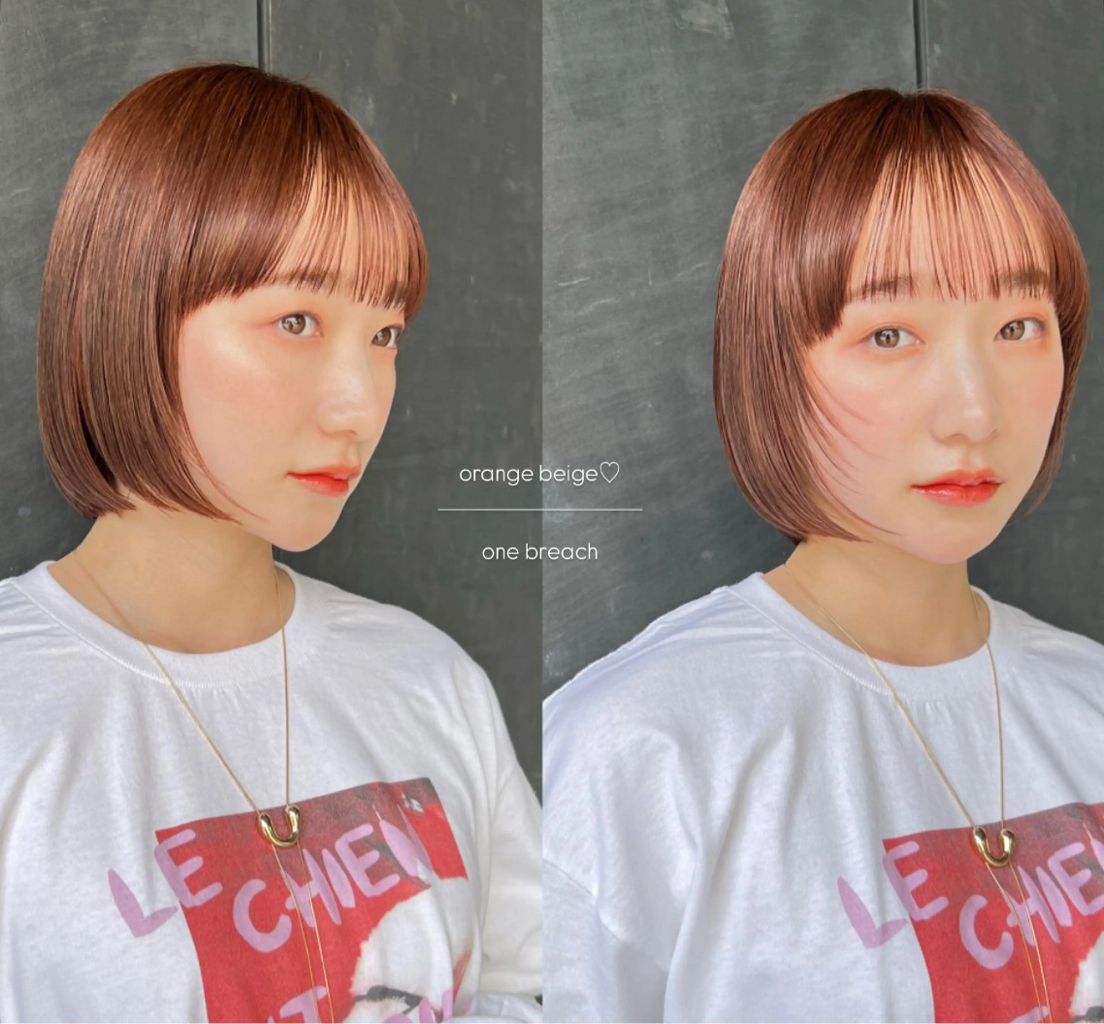 ショート ボブ レイヤーカット 小顔カット 🩰暖色/おベージュ /ayano🥣🫧のヘアスタイル