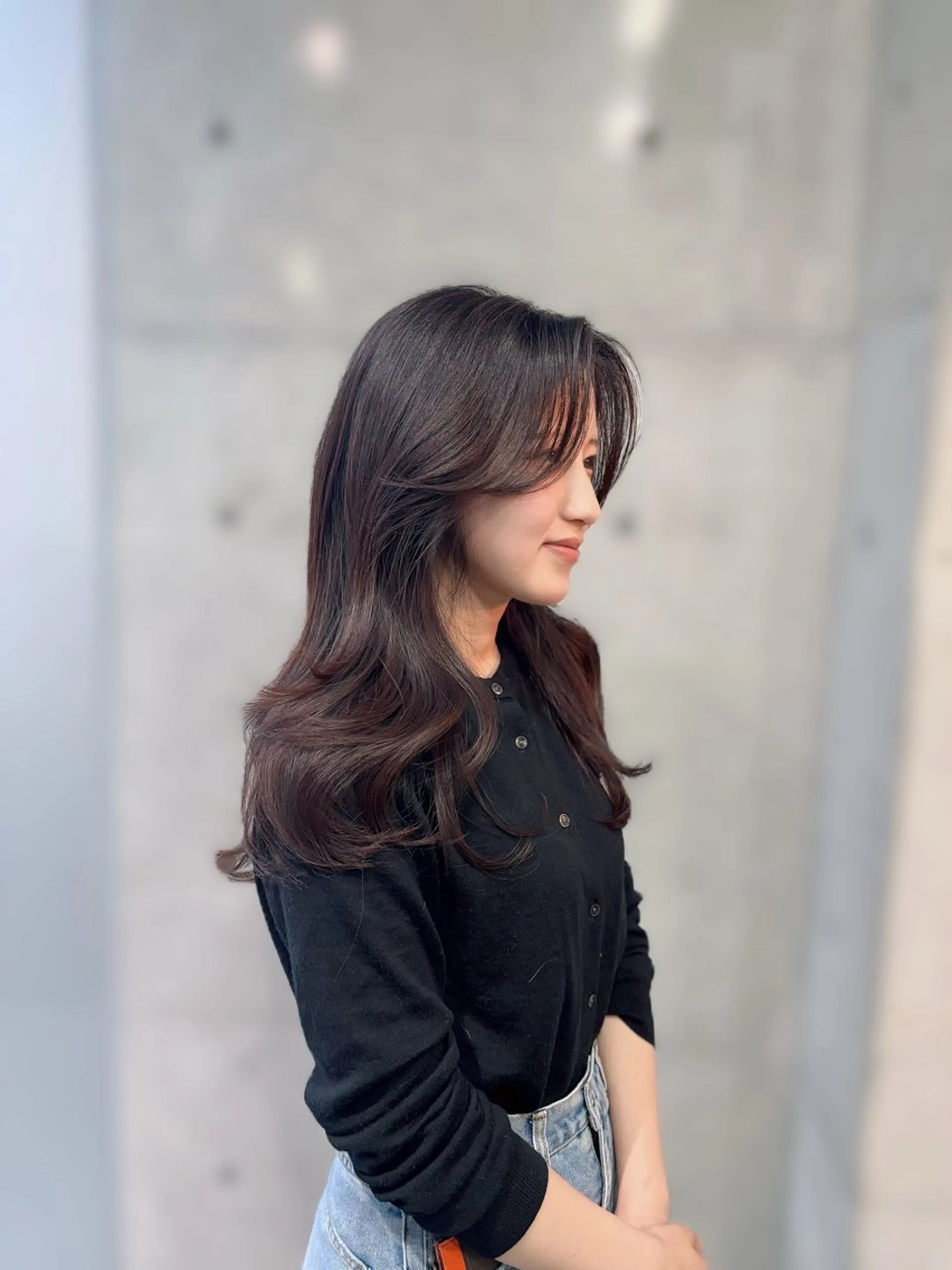 ロング 韓国風ヘア レイヤーカット トリートメント カット トリートメント 韓国ヘア🤍 慎之介のヘアスタイル