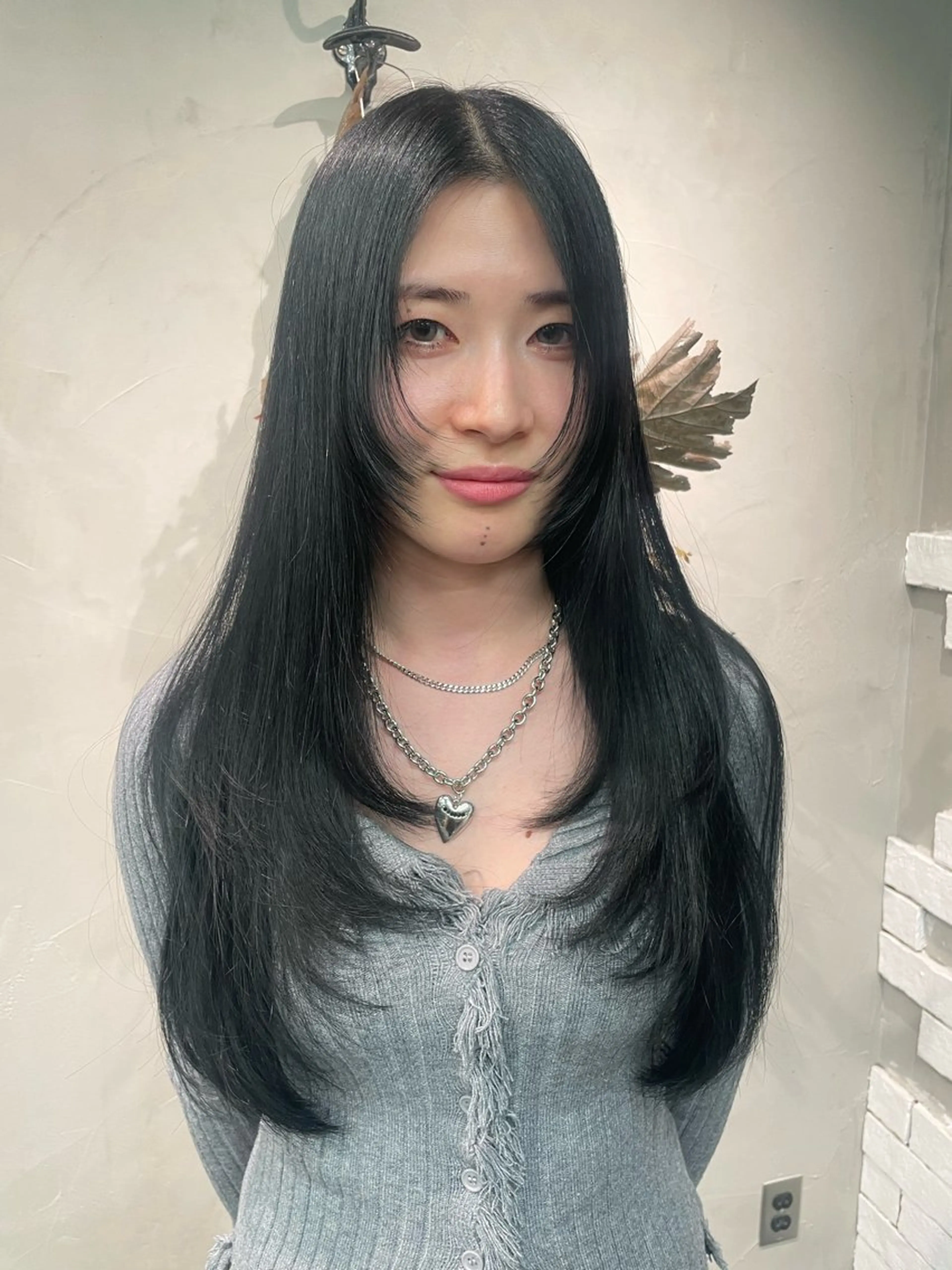 ロング レイヤーカット ロング 長野 温佳のヘアスタイル