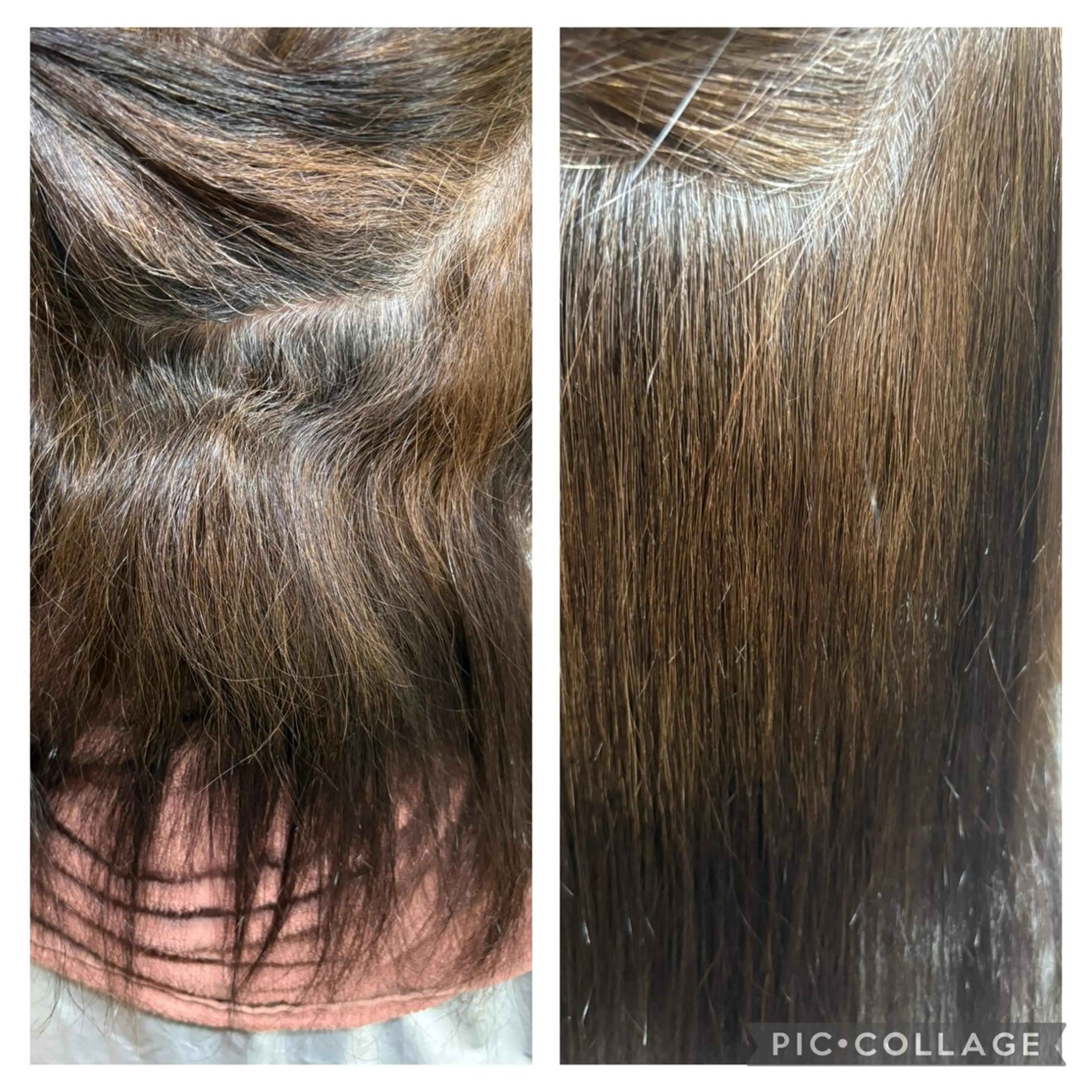 セミロング 縮毛矯正 jolie fille 高石店所属・桧作 みくのヘアスタイル