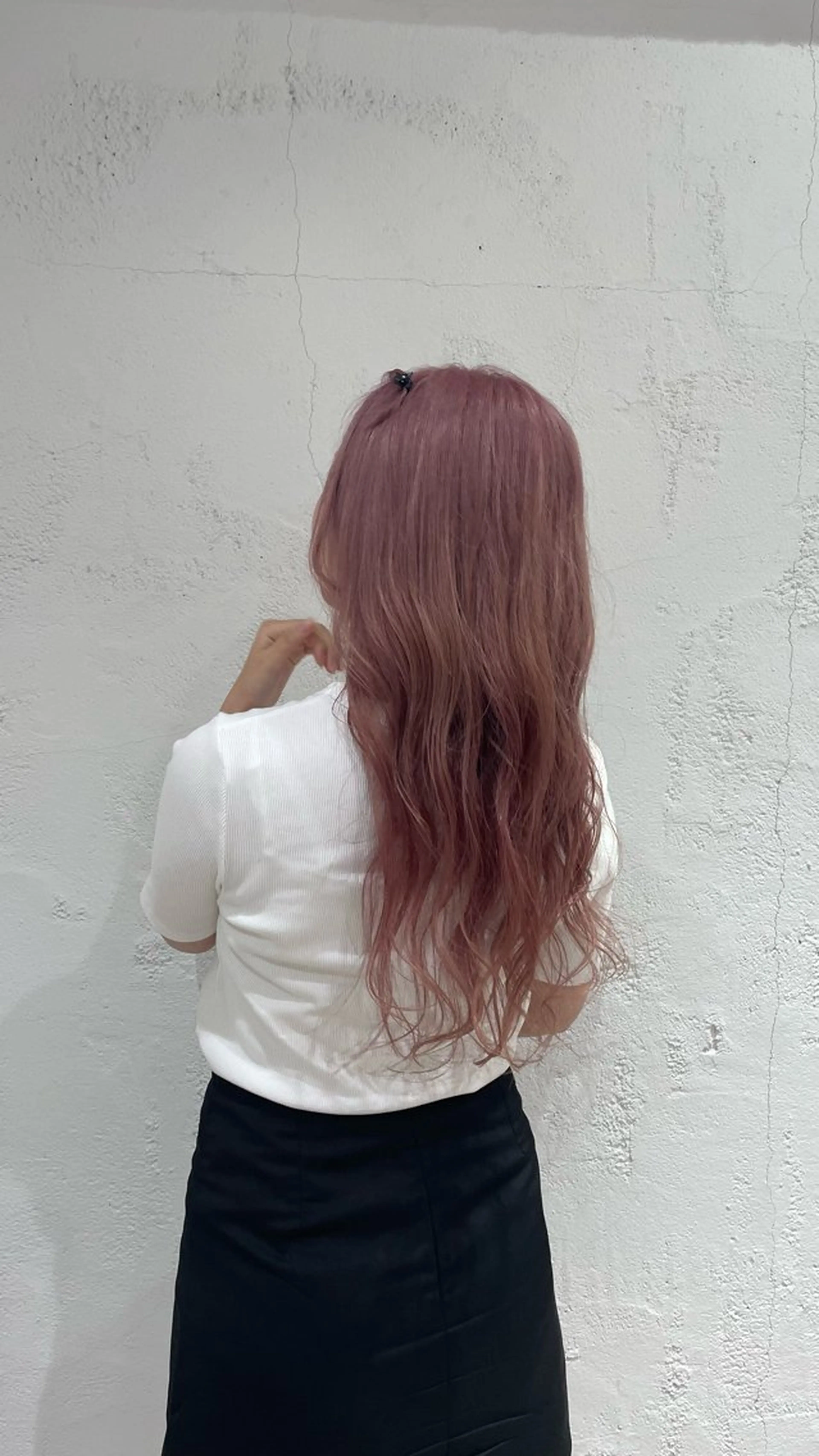 ロング カラー ヘアアレンジ 眉毛アイブロウ&まつ毛パーマiena渋谷/パリジェンヌ/眉毛まつげパーマ/眉毛アイブロウ所属・iena渋谷 /ゆーこのマツエク・マツパデザイン