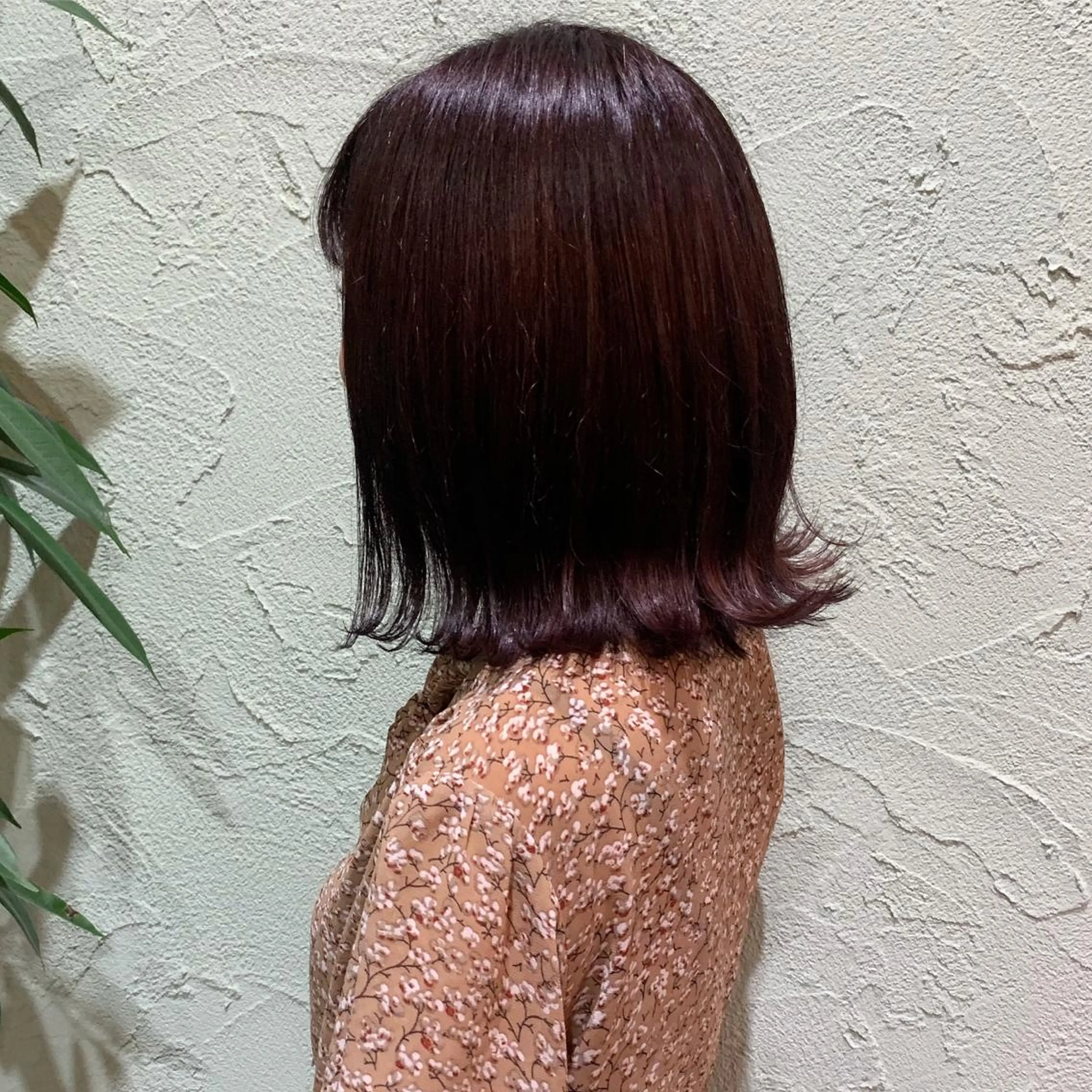 ショート カラー ピンクカラー バイオレットカラー 中村 友香のヘアスタイル