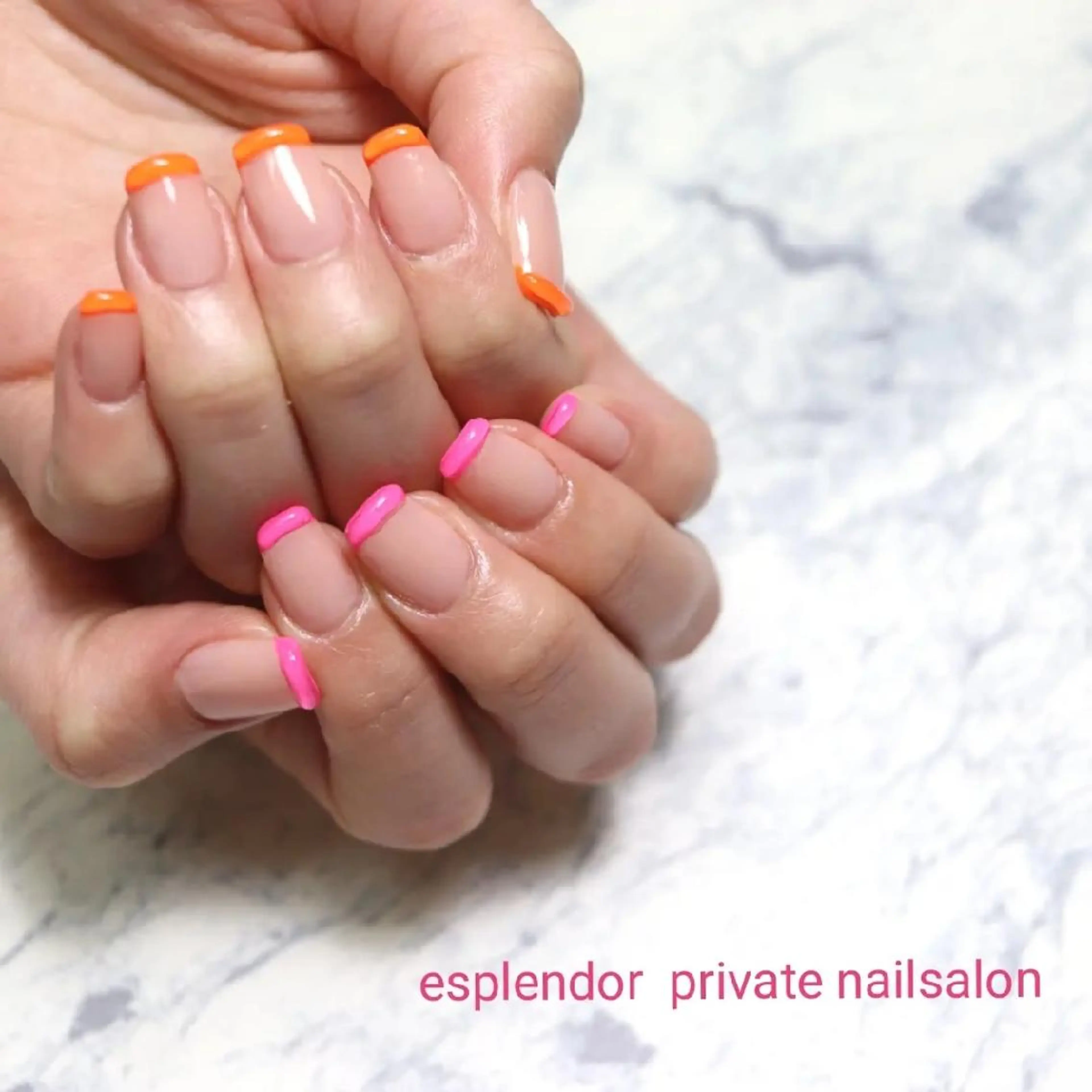 ネイル フレンチネイル ぷっくりネイル esplendor  エスプレンドル所属・esplendor  エスプレンドルのネイルデザイン