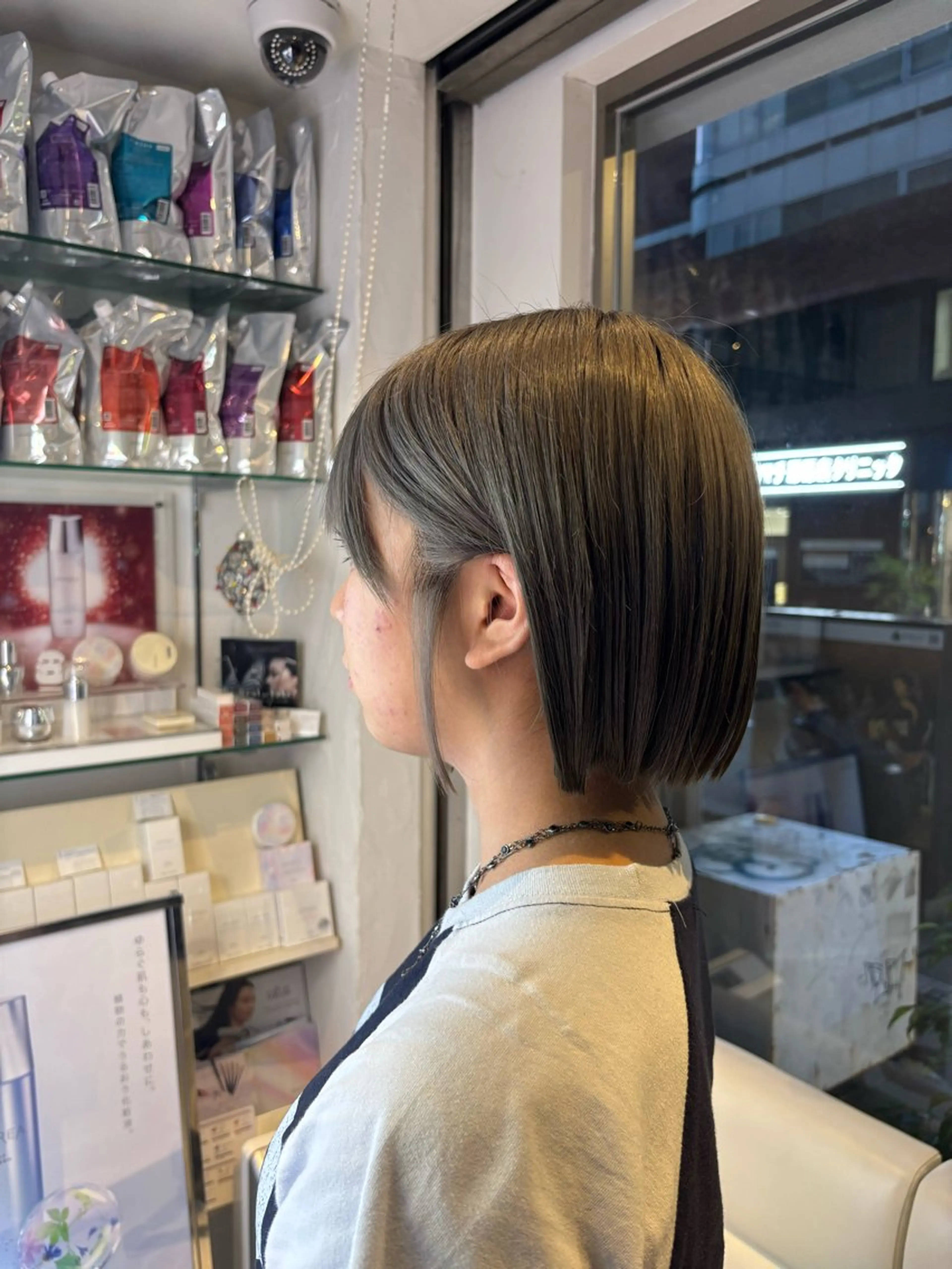 ショート レイヤー/顔周り/ 韓国ヘア🤍フウカのヘアスタイル