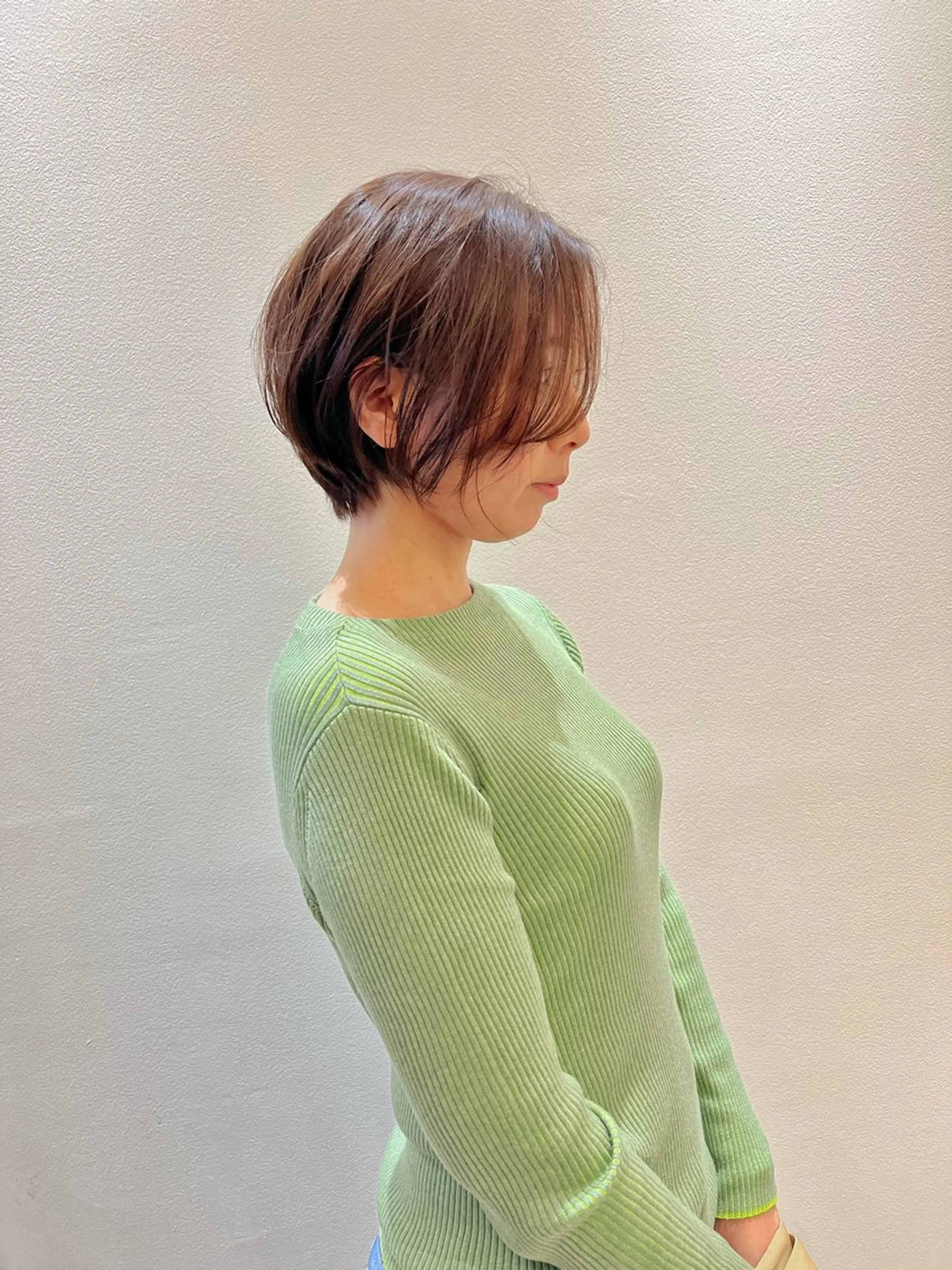 ショート ショートボブ ボブ くせ毛 ショートヘア M.SLASH自由が丘所属・【くせ毛/ショート/ ボブ】元太郎のヘアスタイル