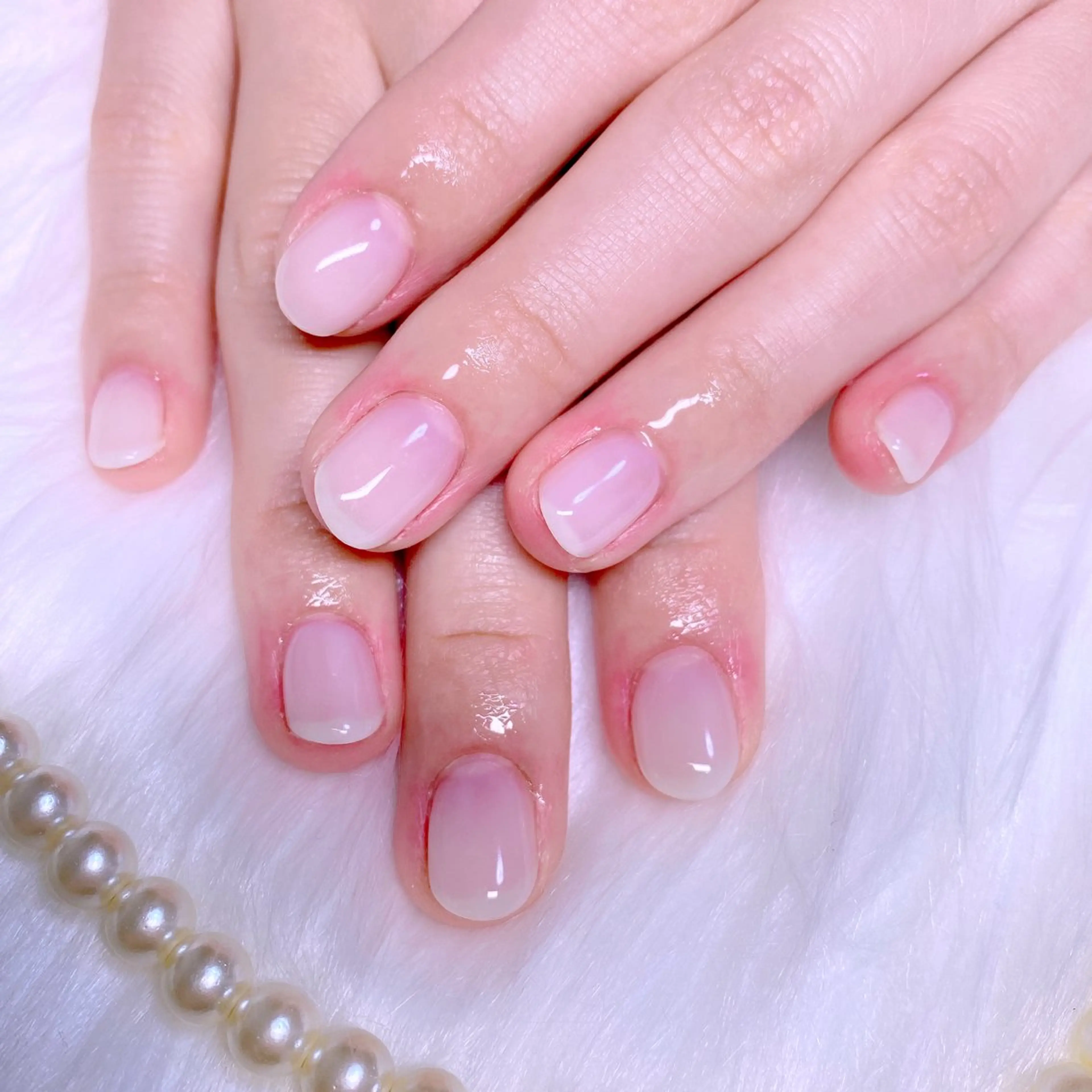 ネイル オフィスネイル ワンカラーネイル ショートネイル Nail Yunaのネイルデザイン