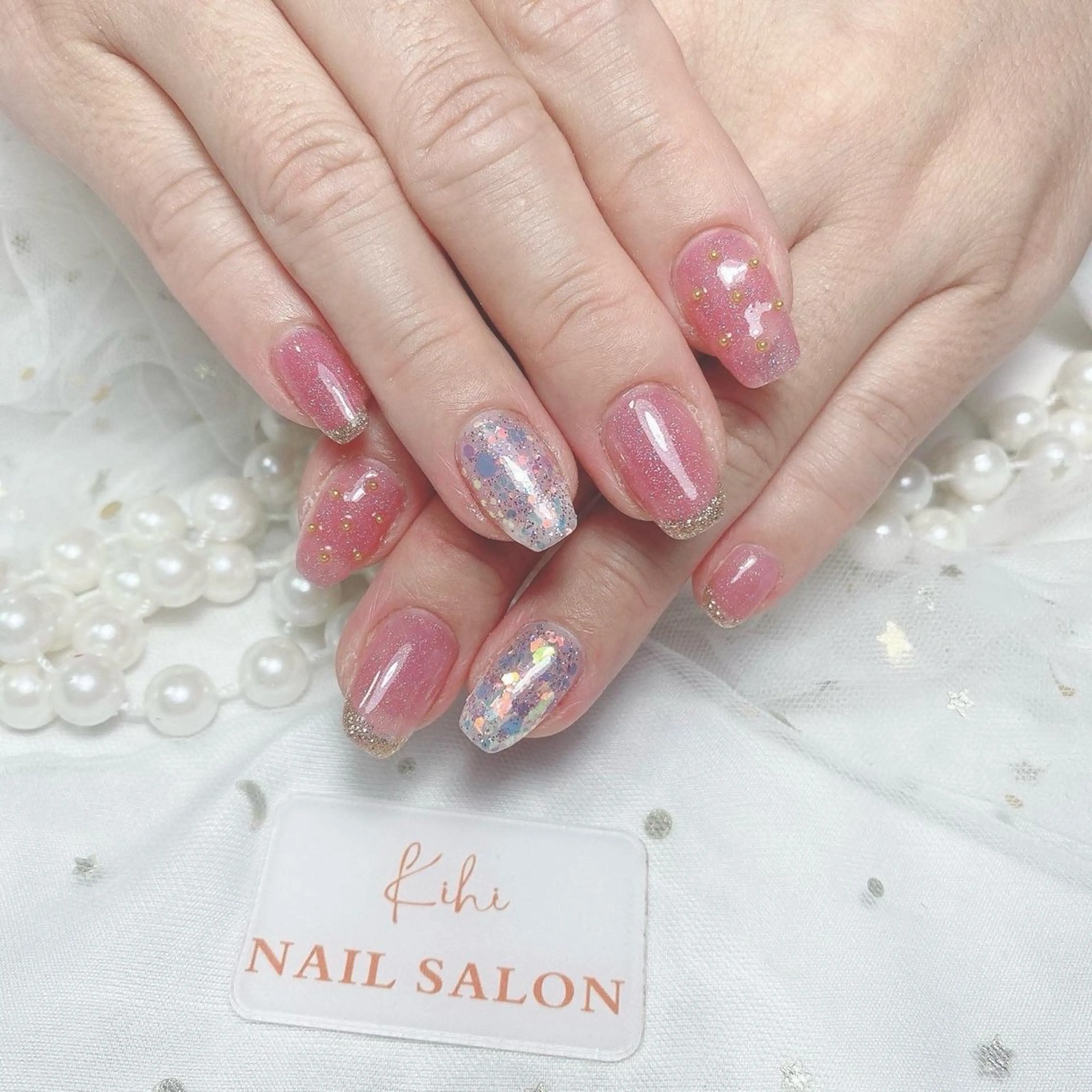 ネイル アートネイル フレンチネイル ジェルネイル グラデーション 韓国ネイル ハンドネイル 💕鈴木ユリ パラジェル/オフ無料のネイルデザイン