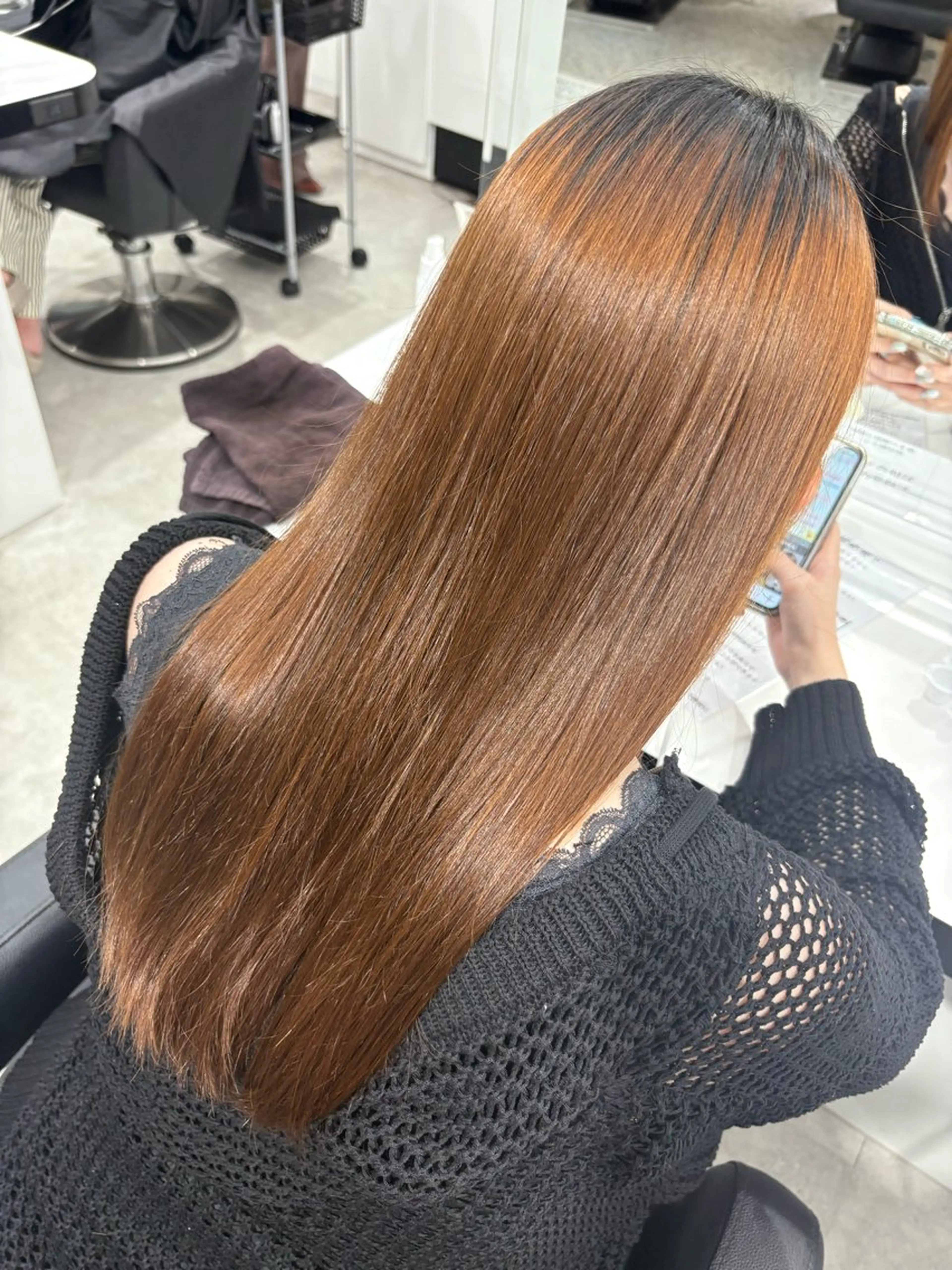 ロング 韓国風艶カラー🪽 yuuna🪽🍨のヘアスタイル