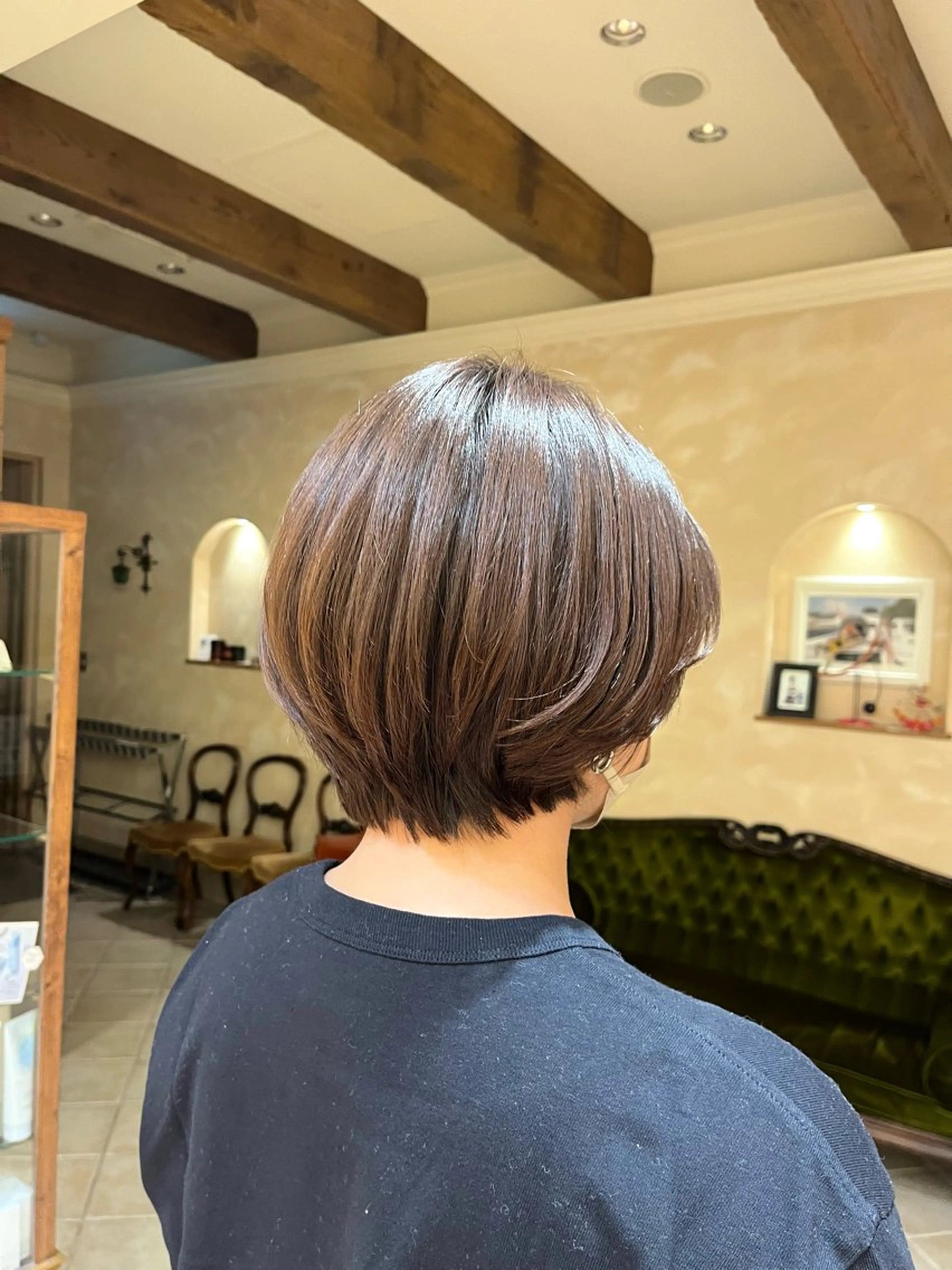 ショート ショートヘア 青山 莉奈のヘアスタイル